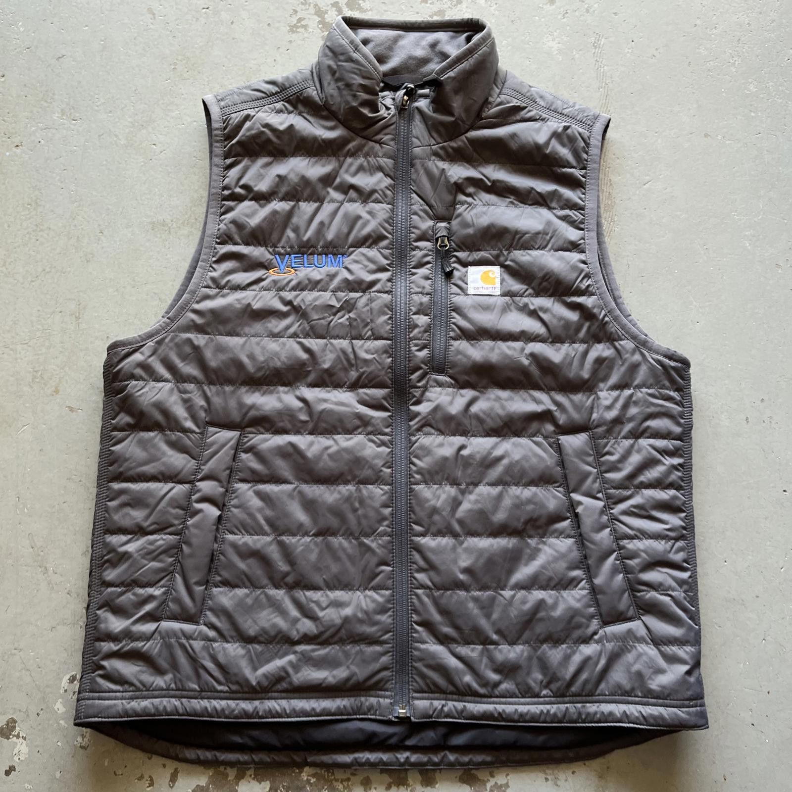 Carhartt Carhartt Dark Gray Insulated Quilted Men’s Large Vest Size US L / EU 52-54 / 3 - 1 Thumbnail