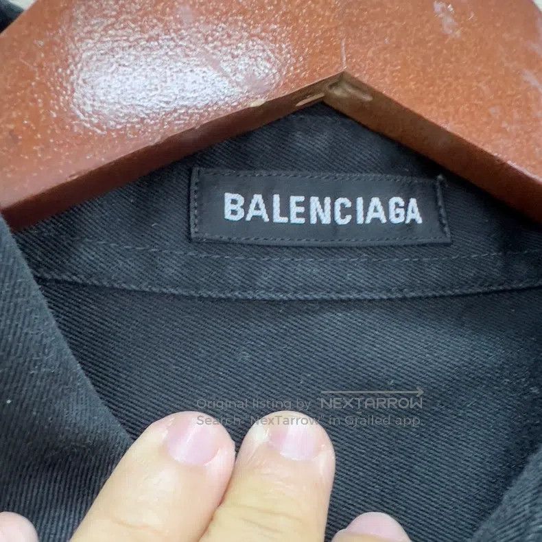 Balenciaga Balenciaga Back Zip Shirt Jacket Size XS / US 0-2 / IT 36-38 - 3 Thumbnail