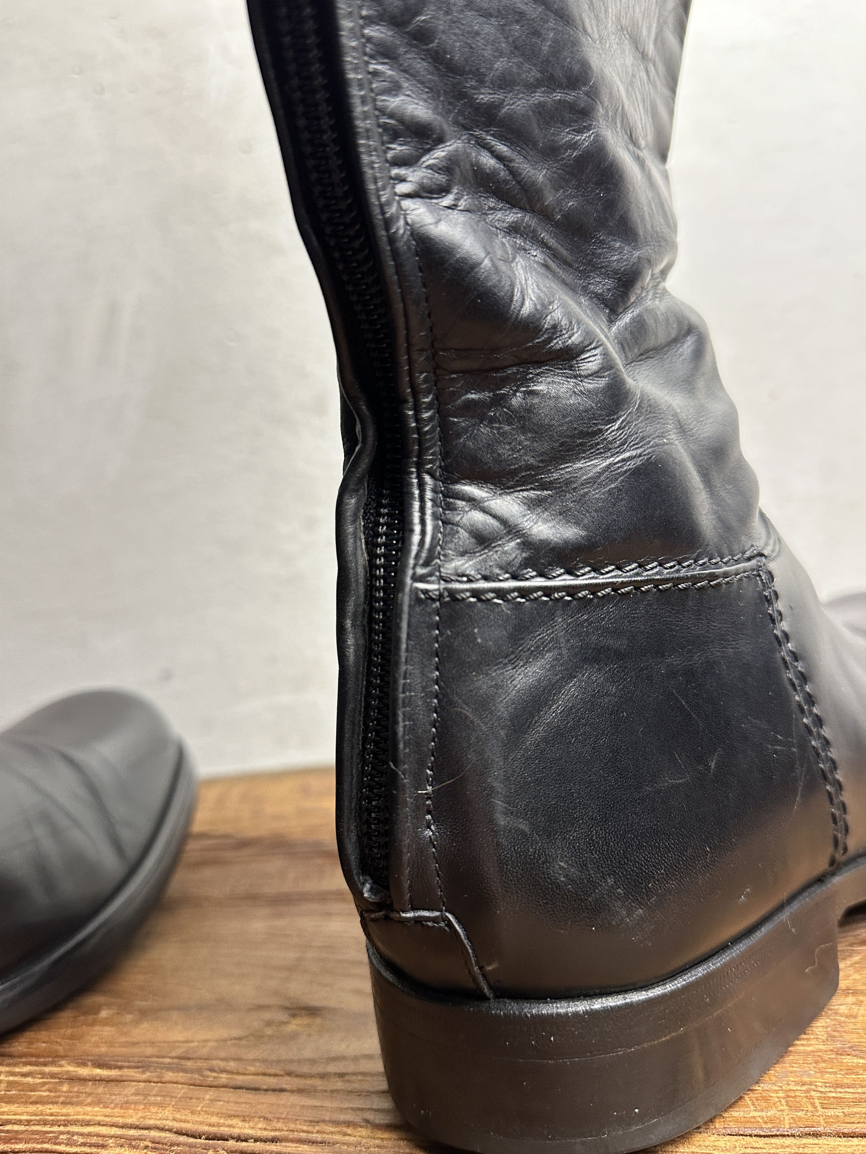 Alberto Fasciani Alberto Fasciani Riding Leather Boots Size US 9 / IT 39 - 8 Thumbnail