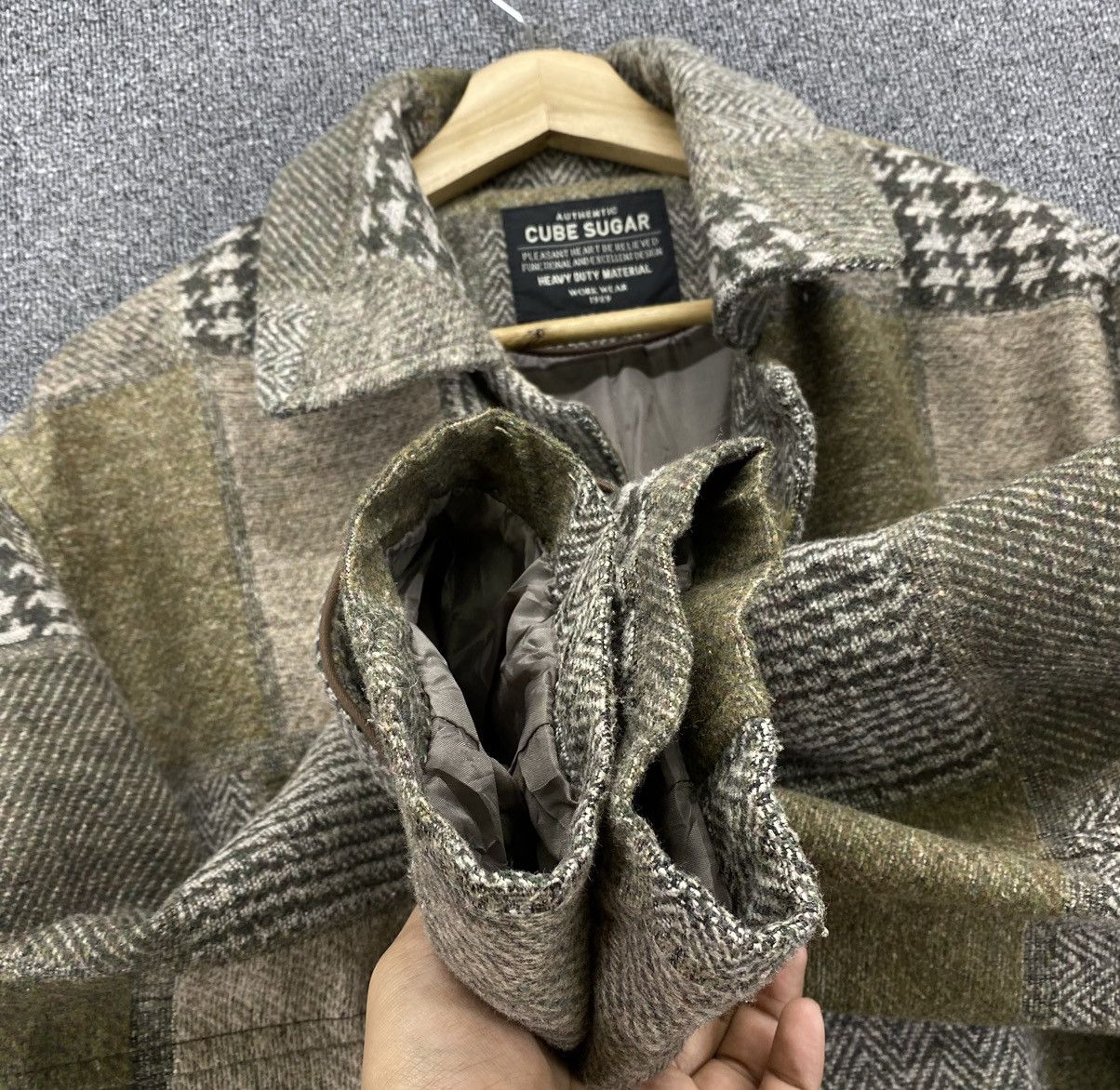 Japanese Brand Vintage Cube Sugar Patchwork Kapital Inspired Long Jacket Size US M / EU 48-50 / 2 - 13 Thumbnail