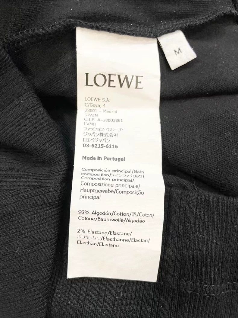 Loewe LOEWE Black knit logo short sleeves Size M / US 6-8 / IT 42-44 - 5 Thumbnail