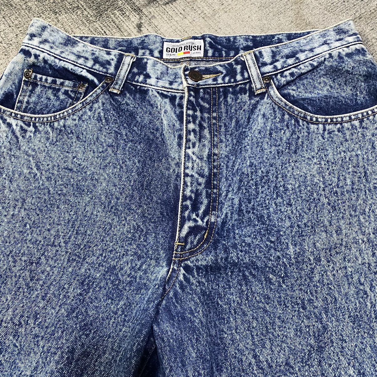 Japanese Brand × Vintage Vintage Gold Rush Distressed Acid Wash Mom Denim Jeans Men Size US 33 - 15 Thumbnail