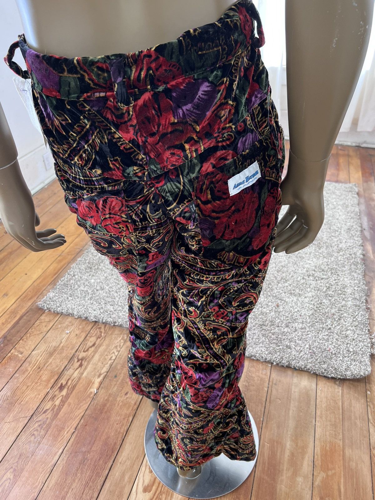 Other Velvet printed bell bottoms pants 32” by A Herman USA Size US 32 / EU 48 - 3 Thumbnail