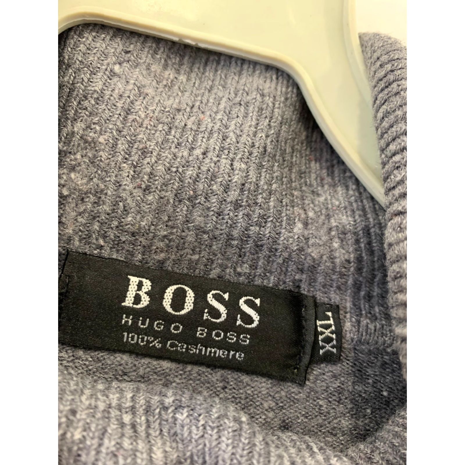 Hugo Boss HUGO BOSS 100% Cashmere Knit Sweater Gray Mens XXXL Pullover Knit Wool Luxury Brand 3XL Dialed Measurements Included Size US XXL / EU 58 / 5 - 3 Thumbnail