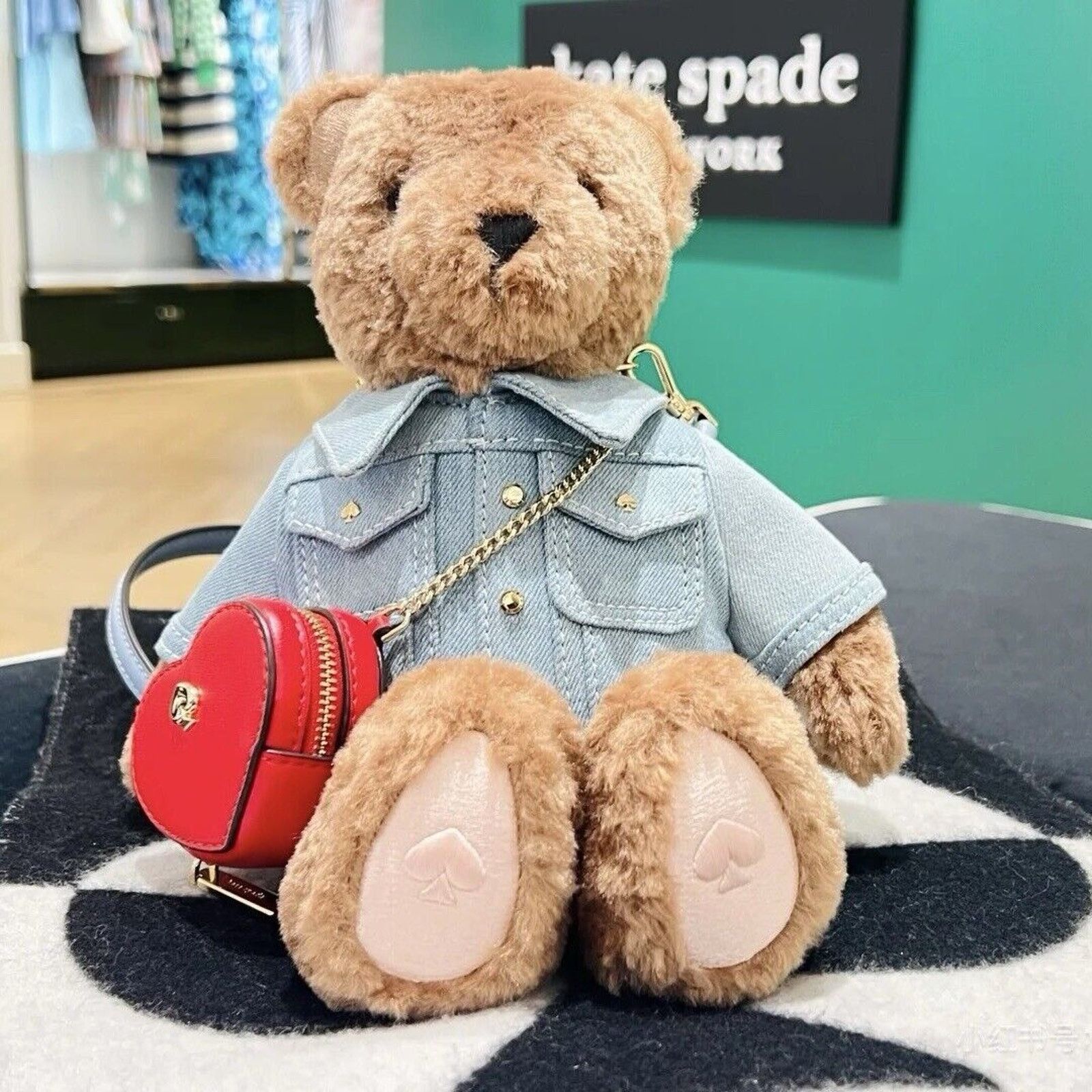 NWT Kate Spade Katie Teddy Bear Crossbody Bag Valentine's