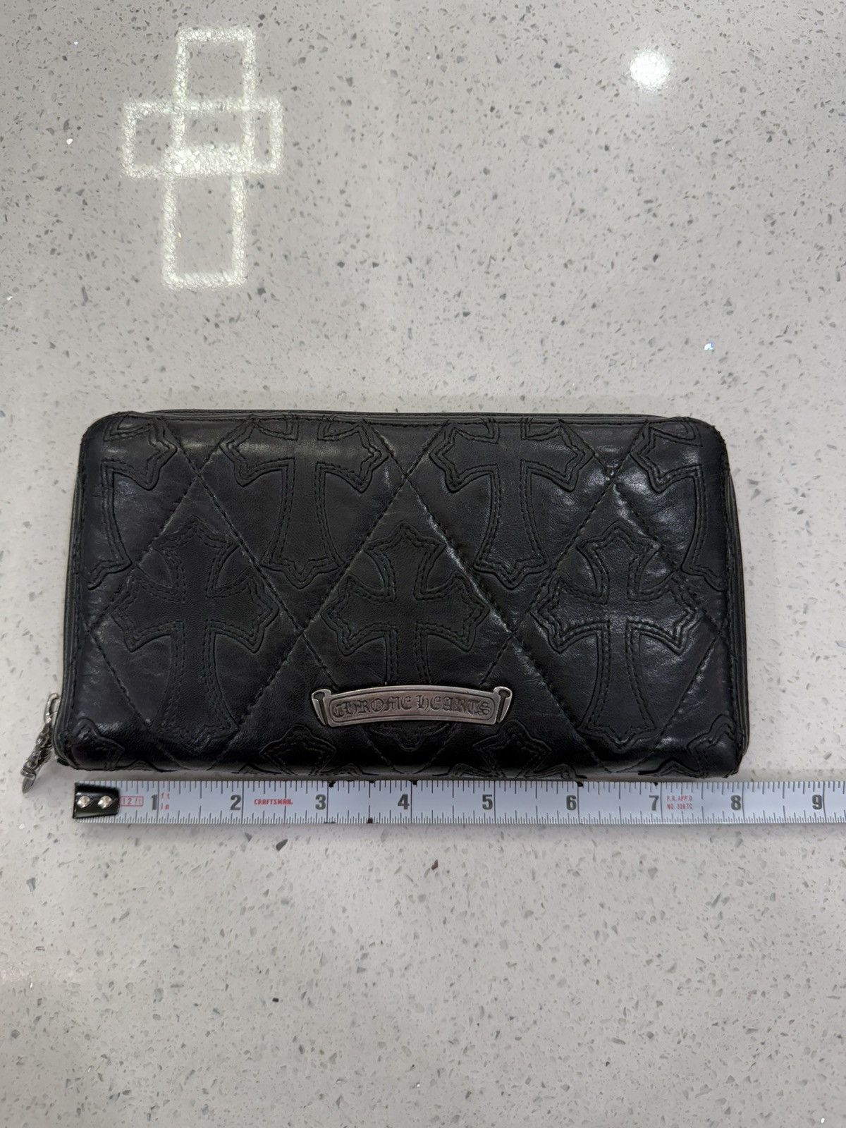 Chrome Hearts Chrome Hearts Cemetery Long Wallet Cross Patches Size ONE SIZE - 10 Thumbnail