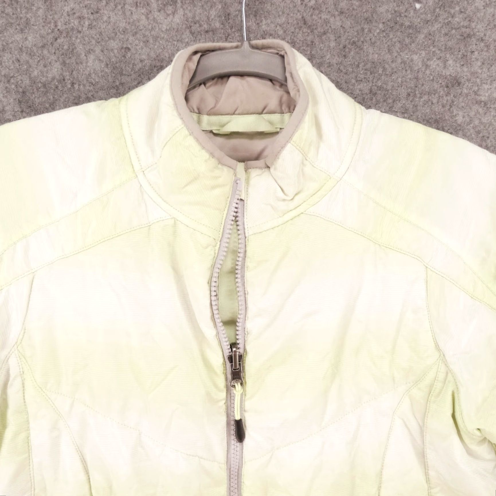 Vintage Cabela's Jacket Womens Medium Green White Primaloft Full Zip Lightweight Puffer Coat Size M / US 6-8 / IT 42-44 - 2 Thumbnail