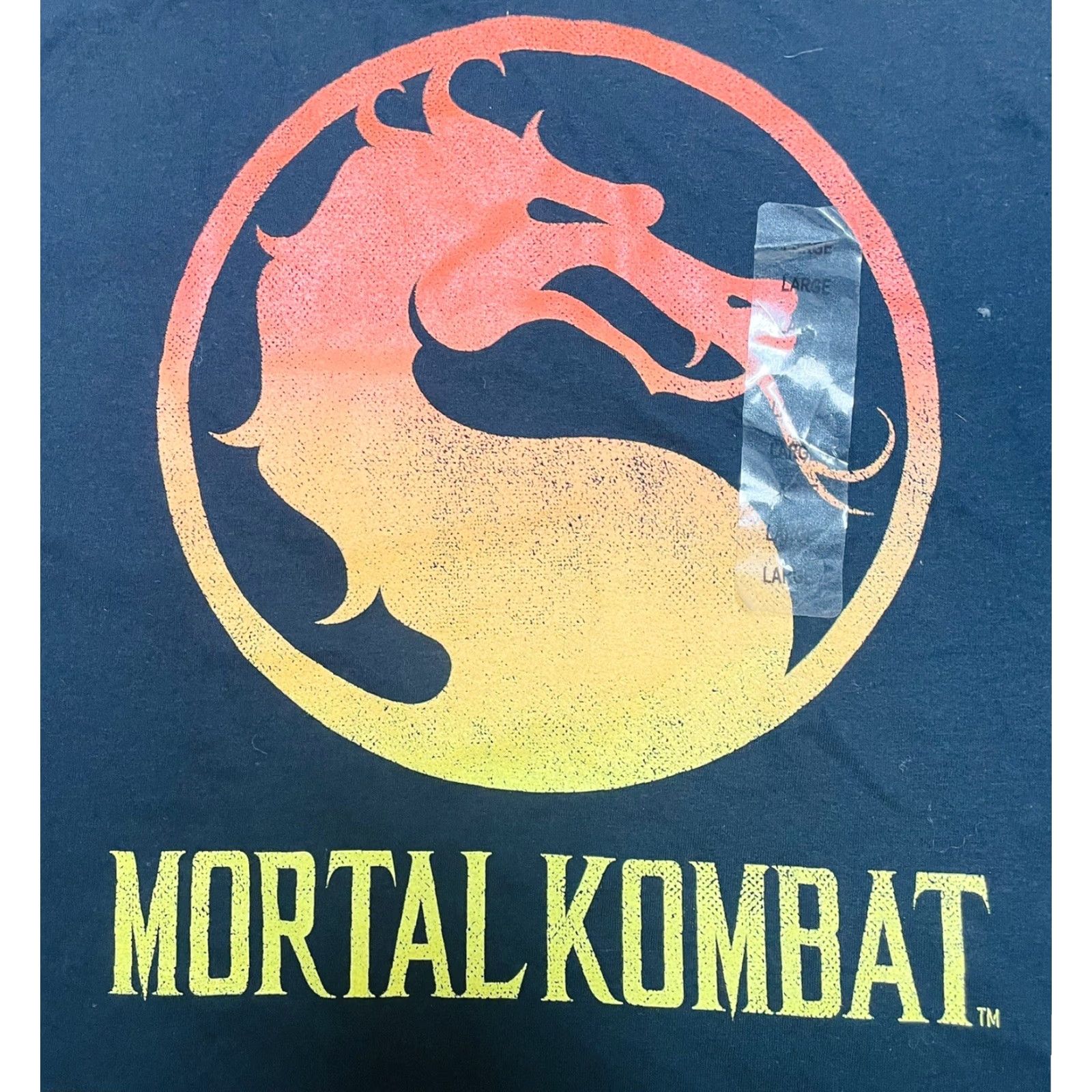 Vintage SZ Men Mortal Komat Klassic T-Shirt Tee Black Sz Large NWT Logo Graphic Print Regular Fit Adult MENS Shirt Size US L / EU 52-54 / 3 - 5 Thumbnail