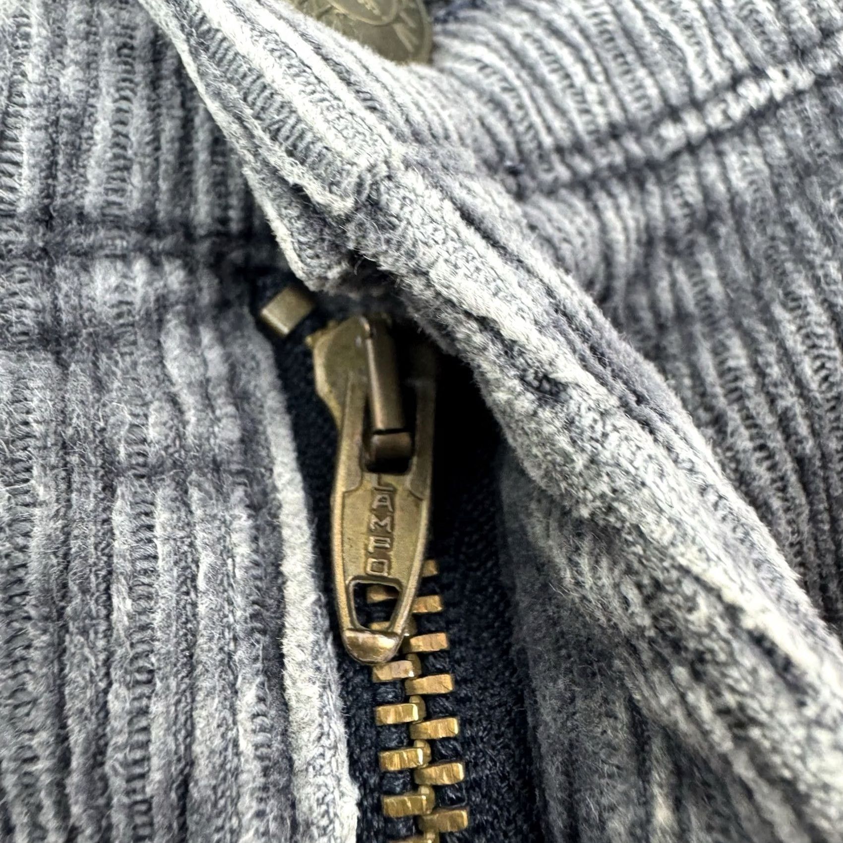 Armani VINTAGE Armani Corduroy Pants Womens 29 Gray Hipster Tapered 1980s Jeans Size 29" - 4 Thumbnail