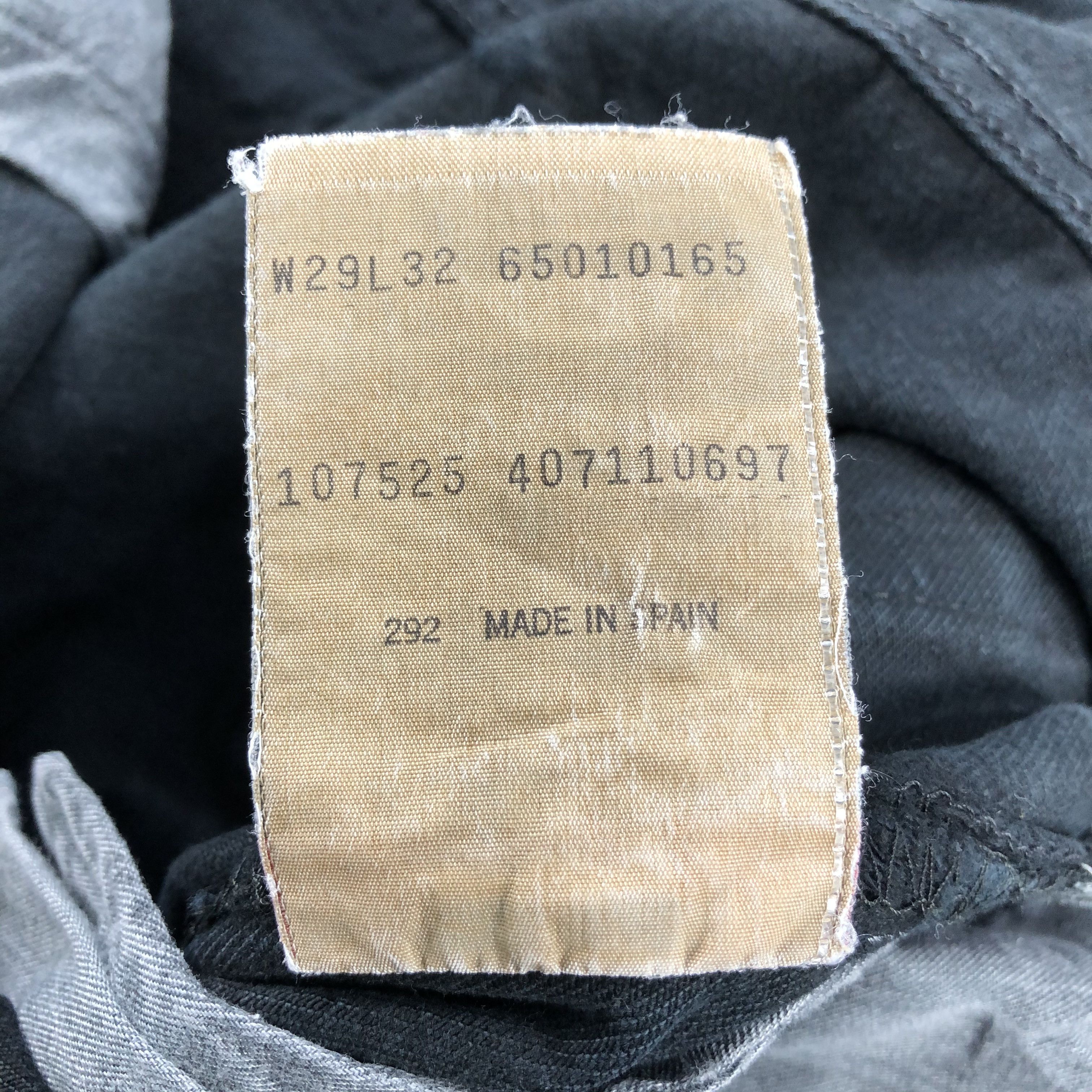 Levi's × Vintage Distress Vintage 90s Levis 501 Faded Black Jeans-JM1604 Size US 28 / EU 44 - 12 Thumbnail