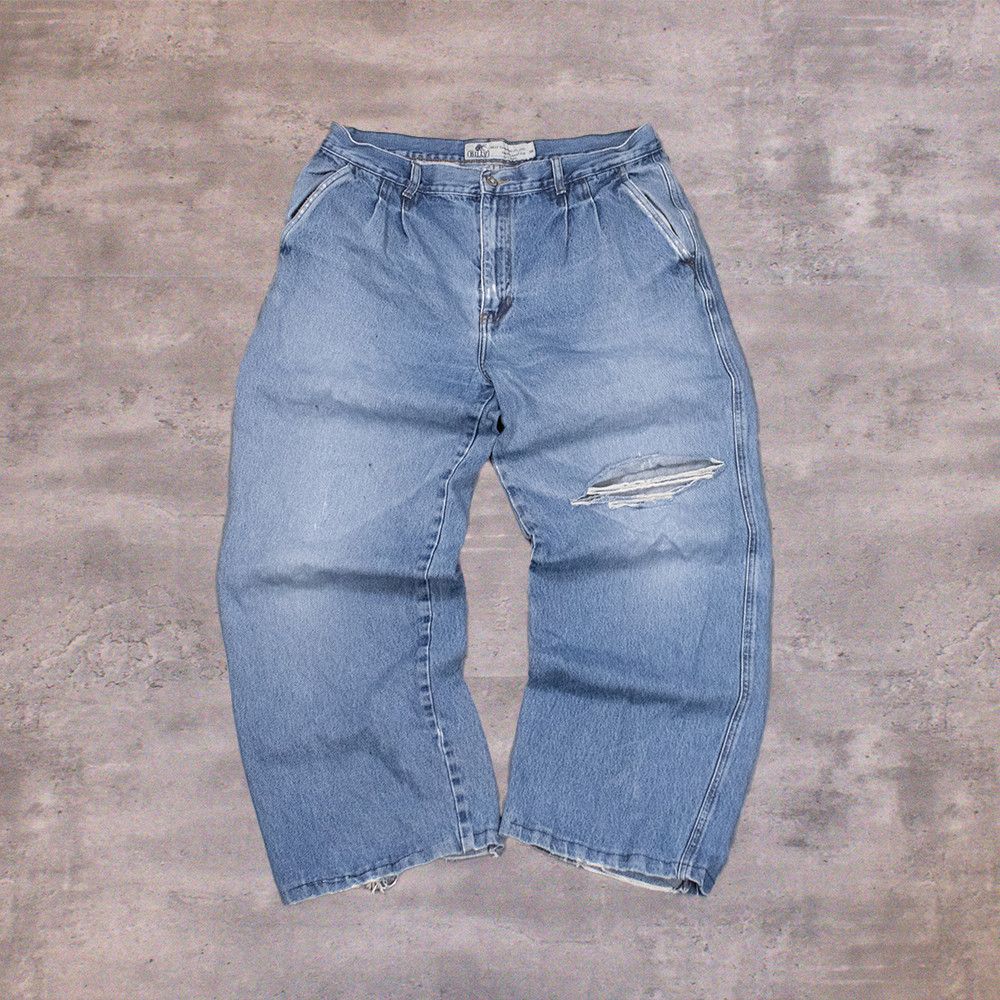 JNCO VTG Y2K Billy Mid Wash Baggy Denim Jeans Size US 34 / EU 50 - 1 Thumbnail