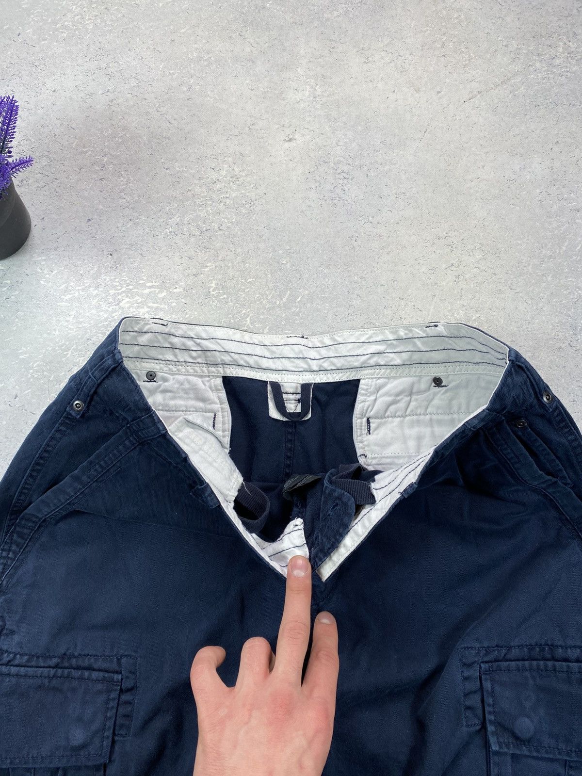 Polo Ralph Lauren × Ralph Lauren × Vintage Vintage Polo Ralph Lauren Men’s Cargo Shorts Size 36 Size US 36 / EU 52 - 8 Thumbnail