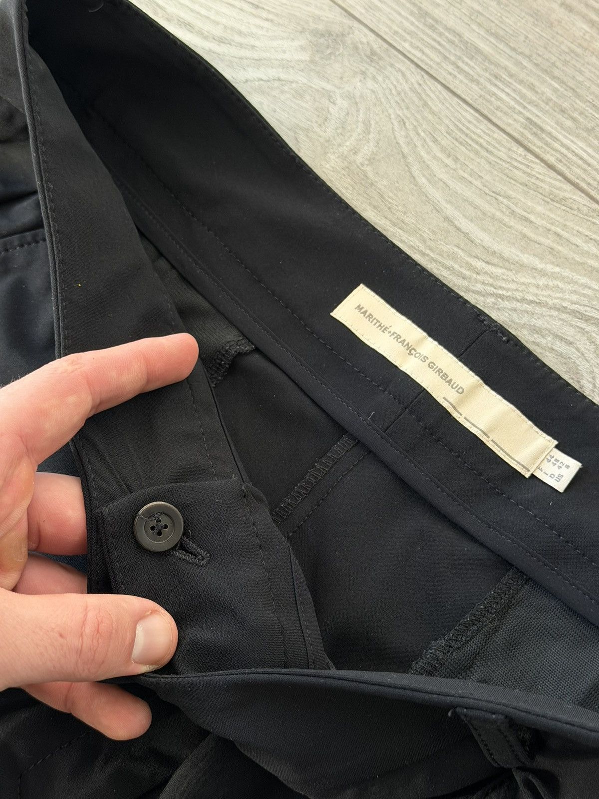 Marithe + Francois Girbaud Marithe + Francois Girbaud Casual Luxury Black Pants Size US 32 / EU 48 - 15 Thumbnail