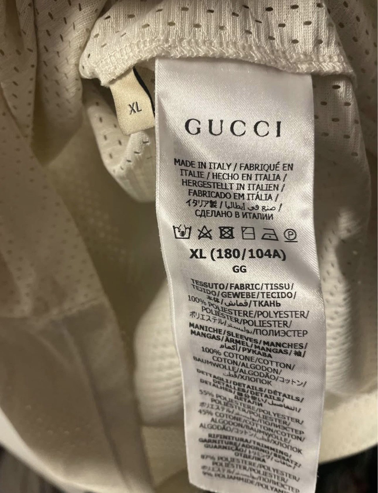 Gucci Gucci Mesh Fabric T-Shirt/Jersey Size US XL / EU 56 / 4 - 4 Thumbnail
