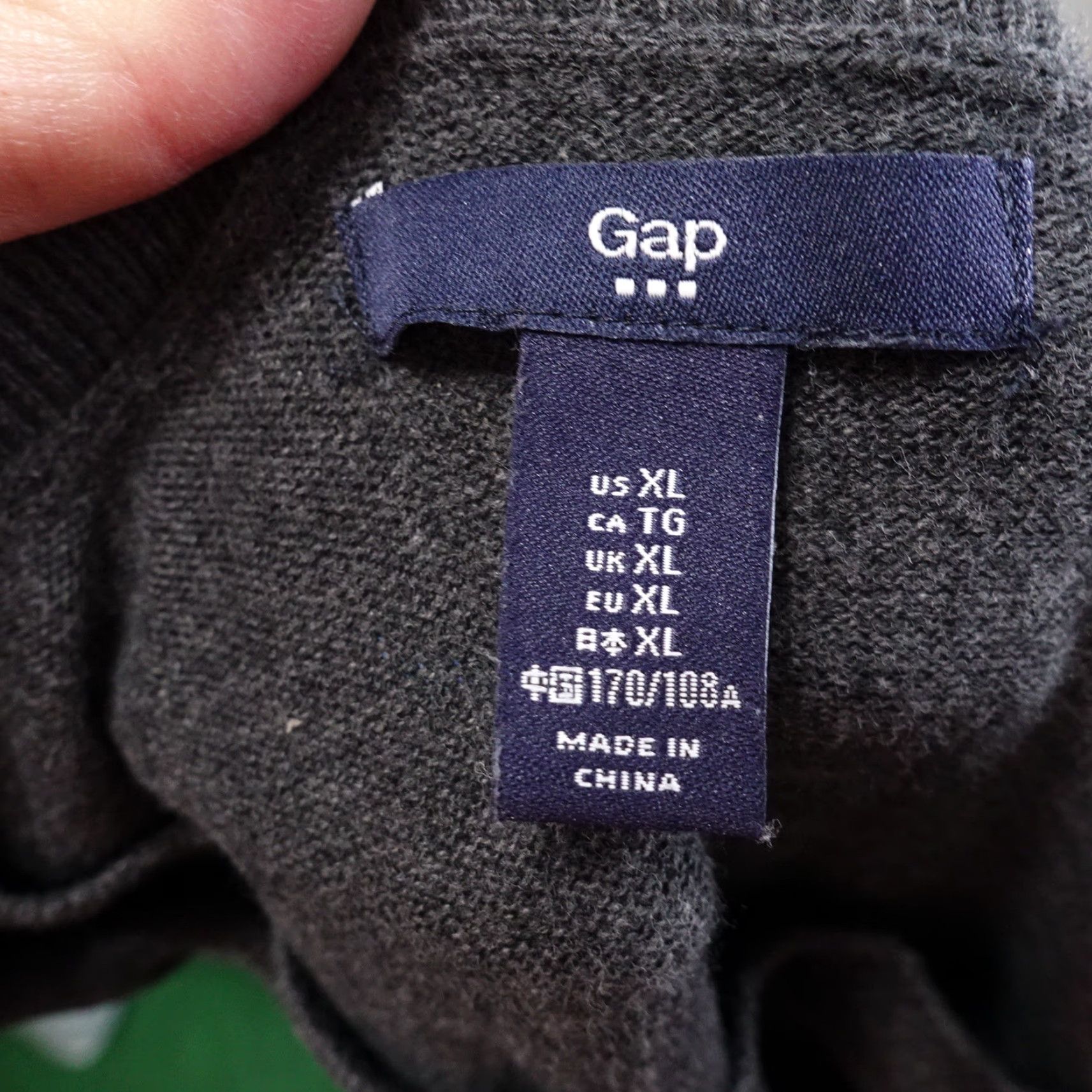 Gap VINTAGE Gap Women's Sweater Pullover XL Gray Casual 2010s Size XL / US 12-14 / IT 48-50 - 6 Thumbnail