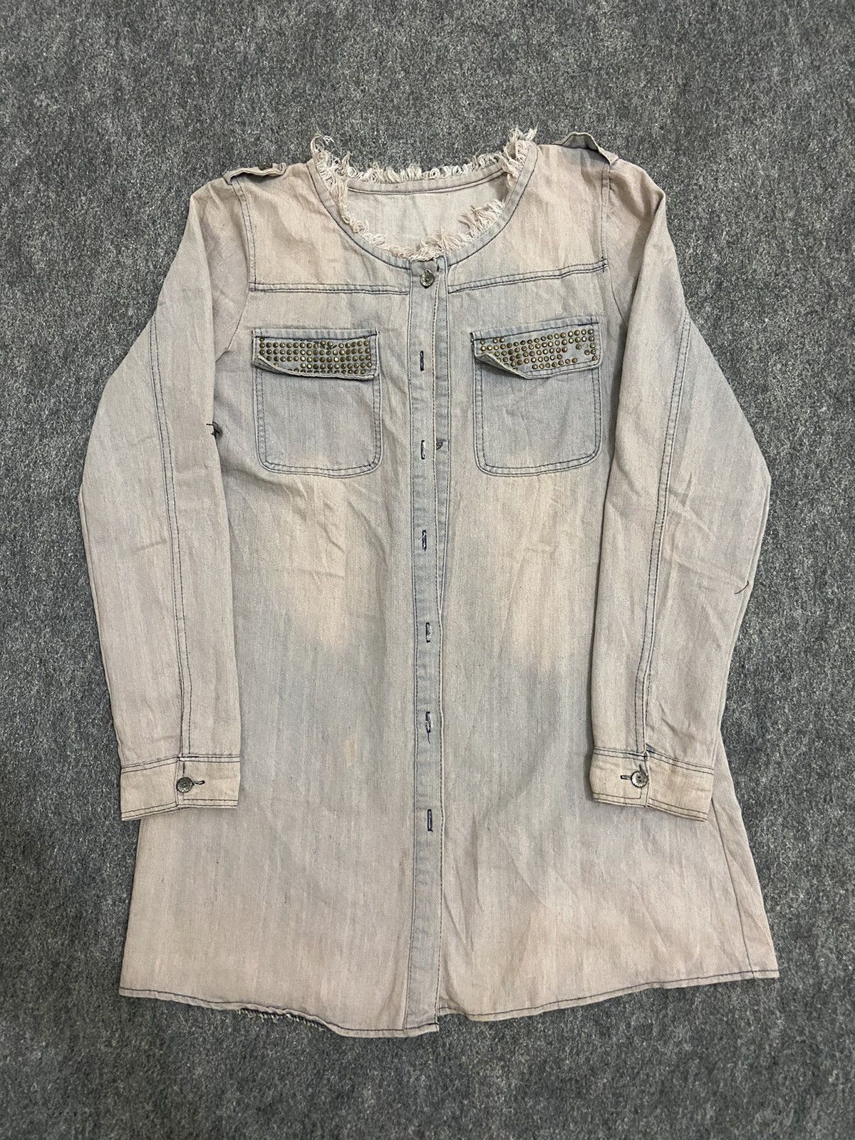 If Six Was Nine × Japanese Brand × Le Grande Bleu (L.G.B.) Vintage denim shirt women if six was nine style Size S / US 4 / IT 40 - 1 Thumbnail