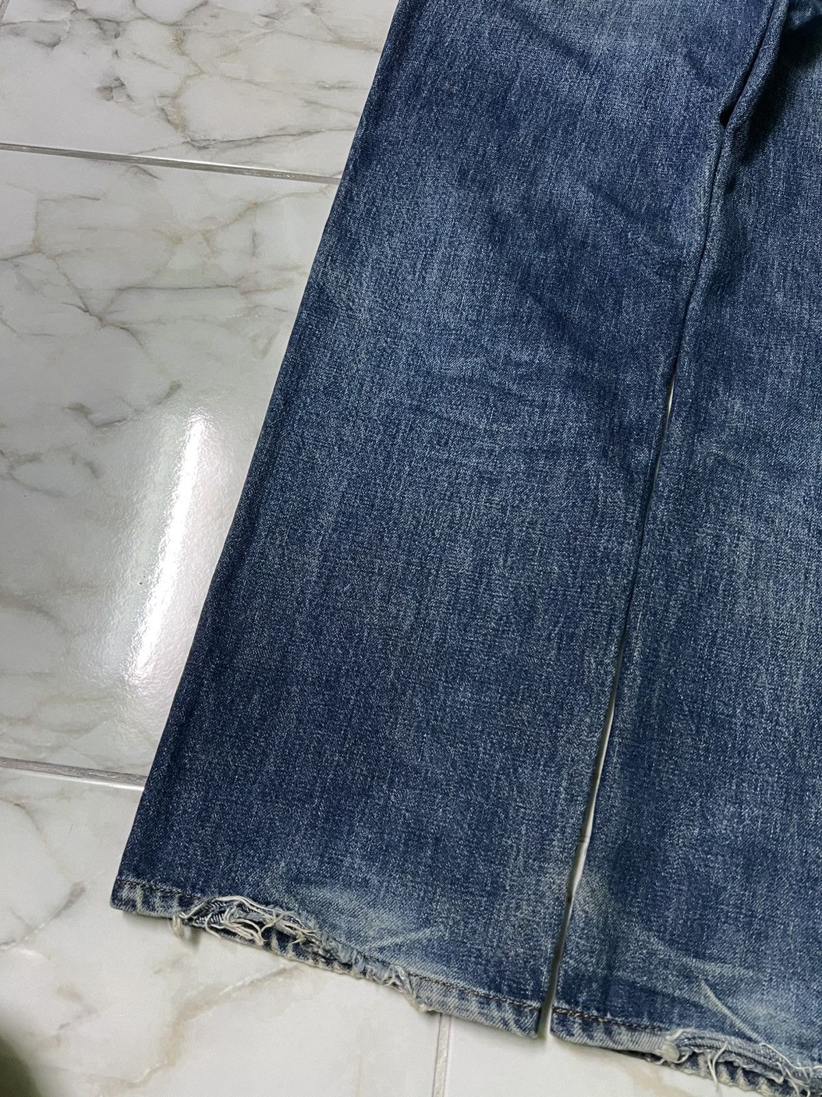 If Six Was Nine × Vintage × Wrangler 💥Baggy💥Vintage 90’s Wrangler Distress Washed Jean Size US 34 / EU 50 - 13 Thumbnail