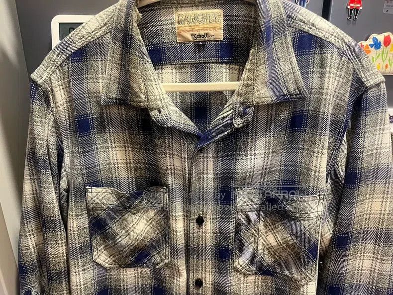 Other Blue and white plaid western shirt Size US L / EU 52-54 / 3 - 7 Thumbnail