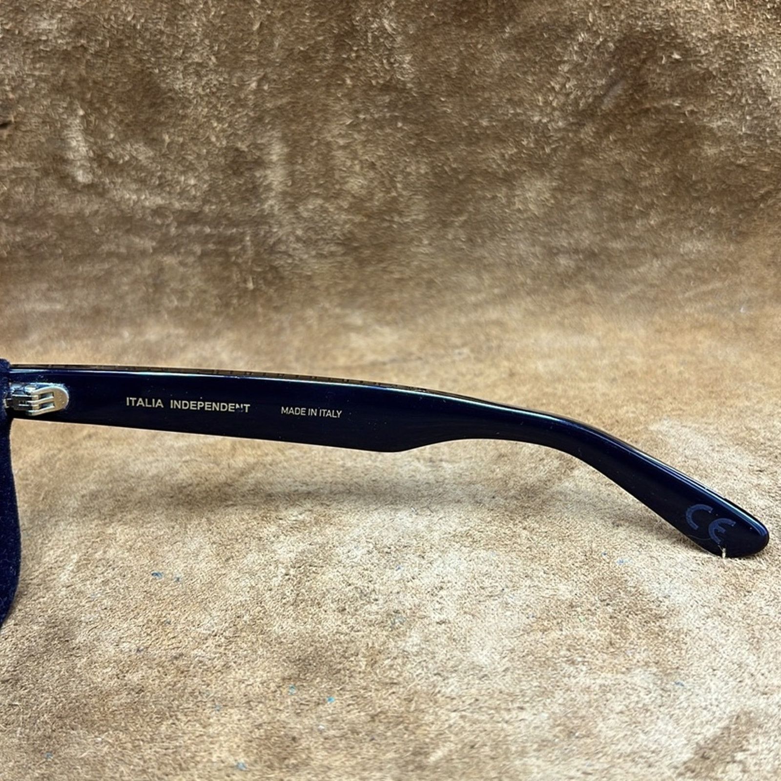 Italia Independent Italia Independent Black Velvet Trimmed Sunglasses Size ONE SIZE - 10 Thumbnail