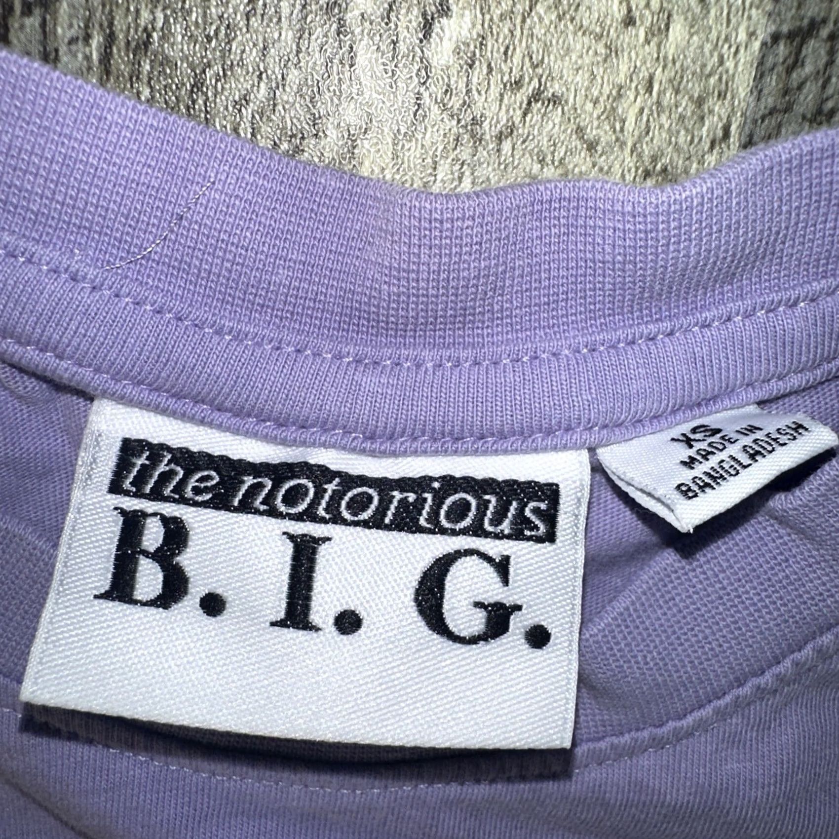 Vintage VINTAGE The Notorious B.I.G. Shirt XS Unisex Purple Brooklyn Mint Ready To Die 90s Hip Hop Music Mens Size US XS / EU 42 / 0 - 4 Thumbnail