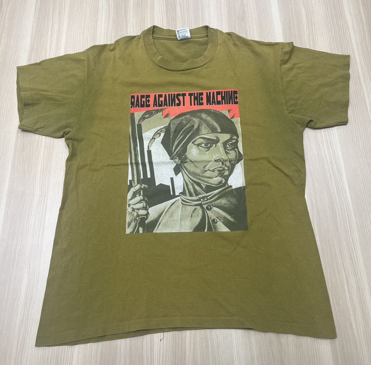 Band Tees Vintage 90’s Rage Againts The Machine Size US L / EU 52-54 / 3 - 3 Thumbnail