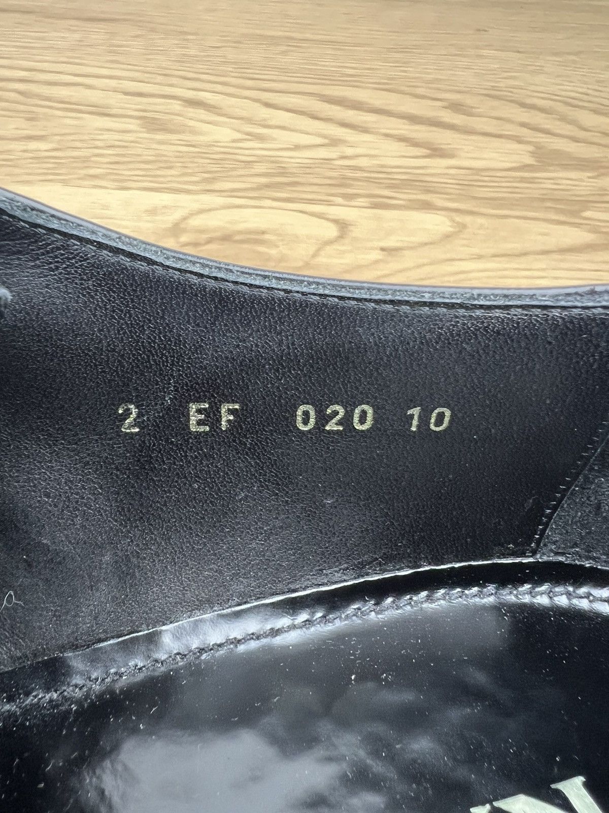 Prada PRADA MILANO Derby Brogues Leather Shoes Wingtip Black Men’s Size US 11 / EU 44 - 18 Thumbnail