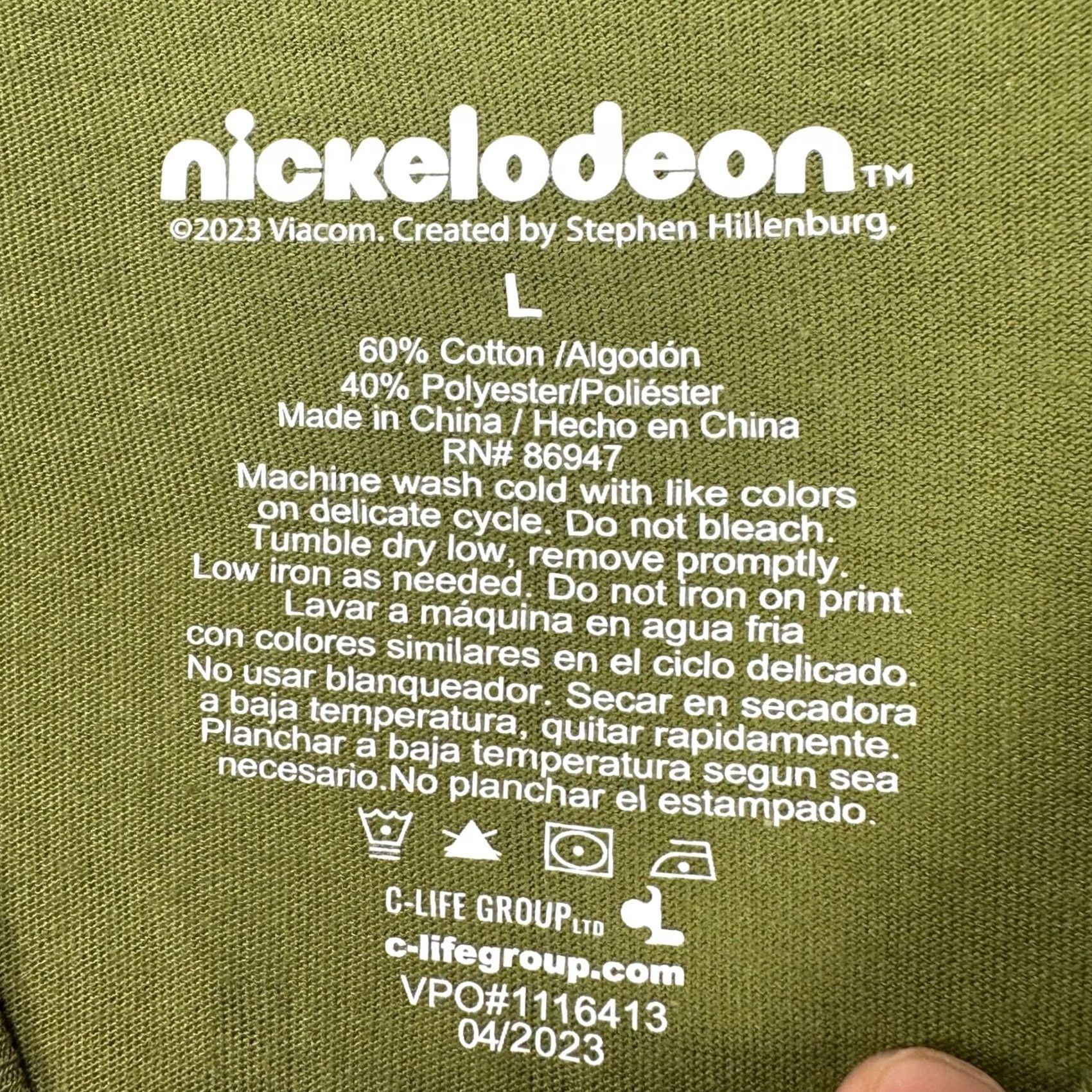 Nickelodeon Nickelodeon Sponge Bob Square Pants Patrick Mens Crewneck Sweatshirt Large Green Bob Squarepants Patrick Mens Crewneck Sweatshirt Large Green Size US L / EU 52-54 / 3 - 5 Thumbnail