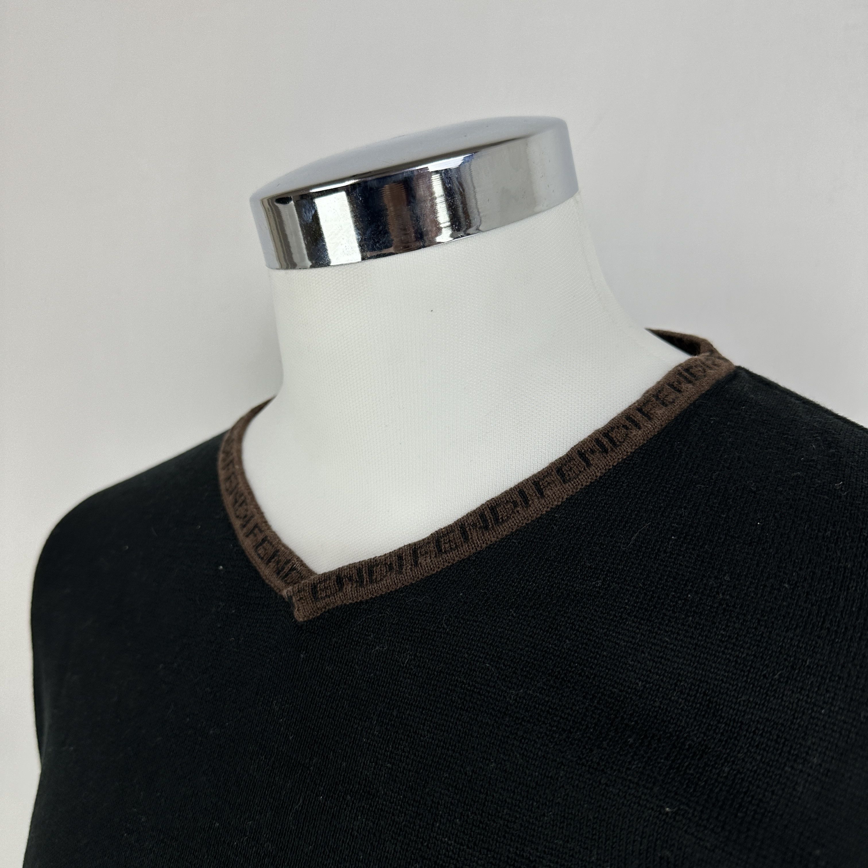 Fendi Maglione Fendi Lana Monogram – 52 Size US L / EU 52-54 / 3 - 2 Thumbnail