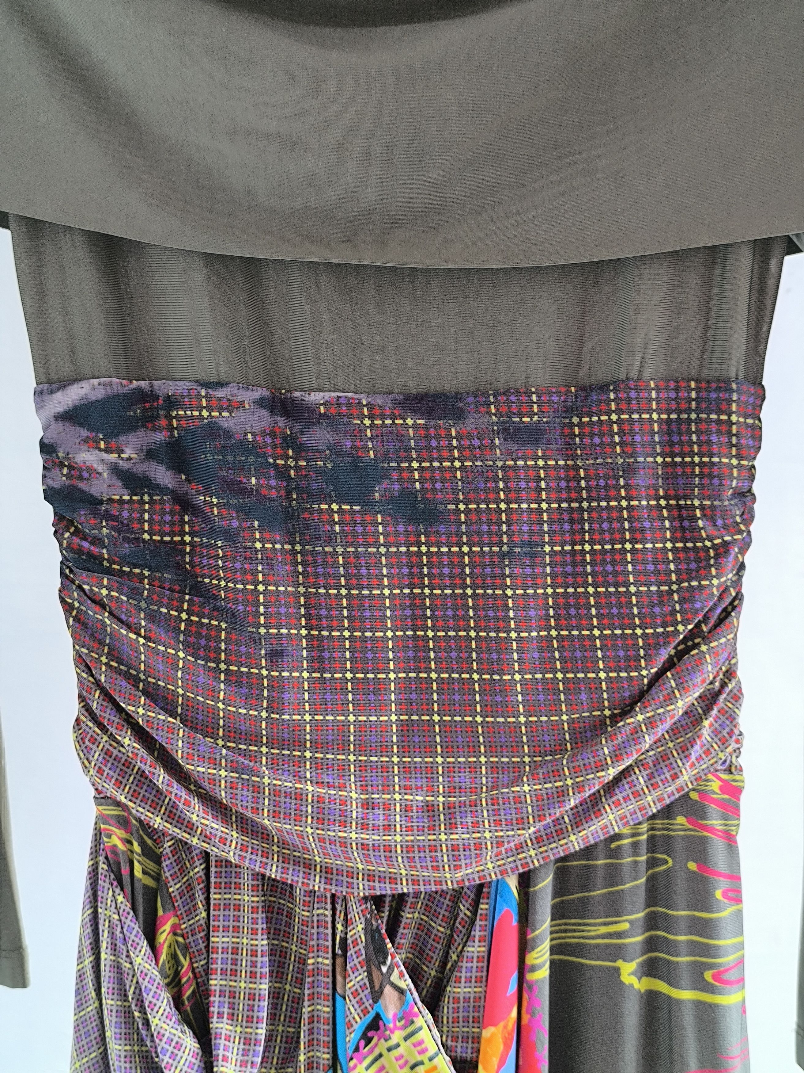 Other Save The Queen Off Shoulder Multicolor Short Dress Size S Size S / US 4 / IT 40 - 19 Thumbnail
