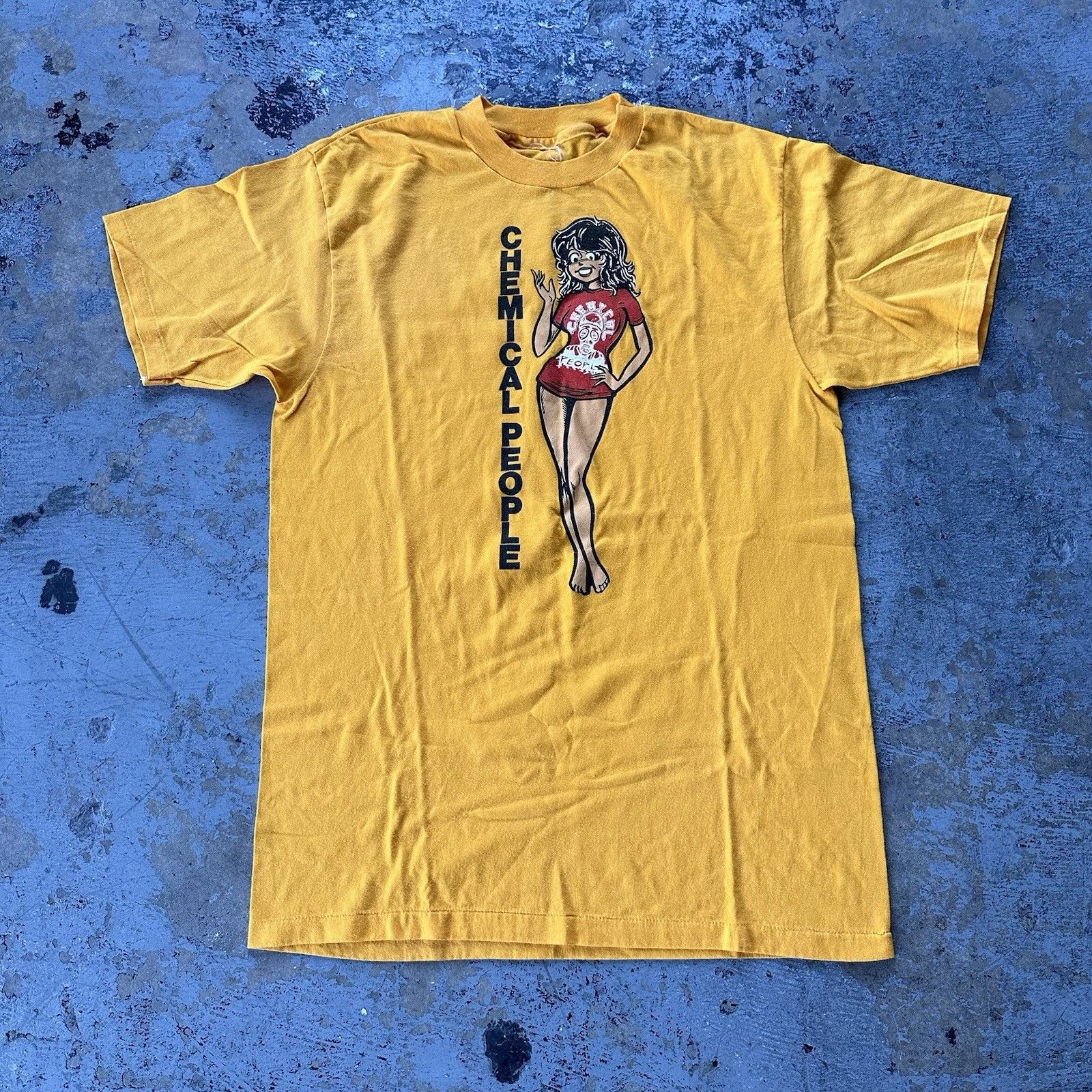 Band Tees × Vintage Vintage 80s Chemical People Punk Rock Band Tee T-Shirt Size US L / EU 52-54 / 3 - 2 Thumbnail