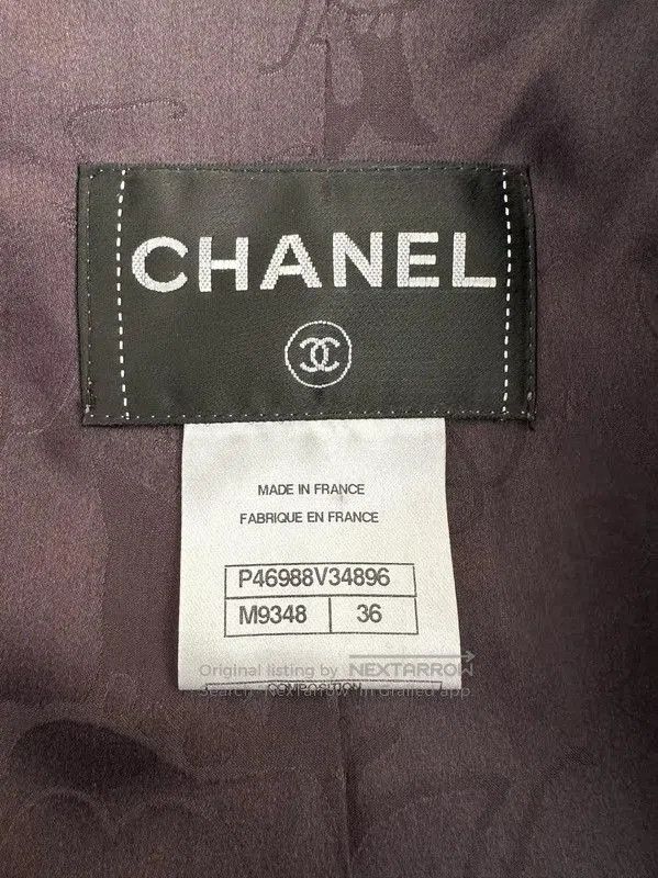 Chanel Chanel Black Wool Women's Coat . Size S / US 4 / IT 40 - 5 Thumbnail
