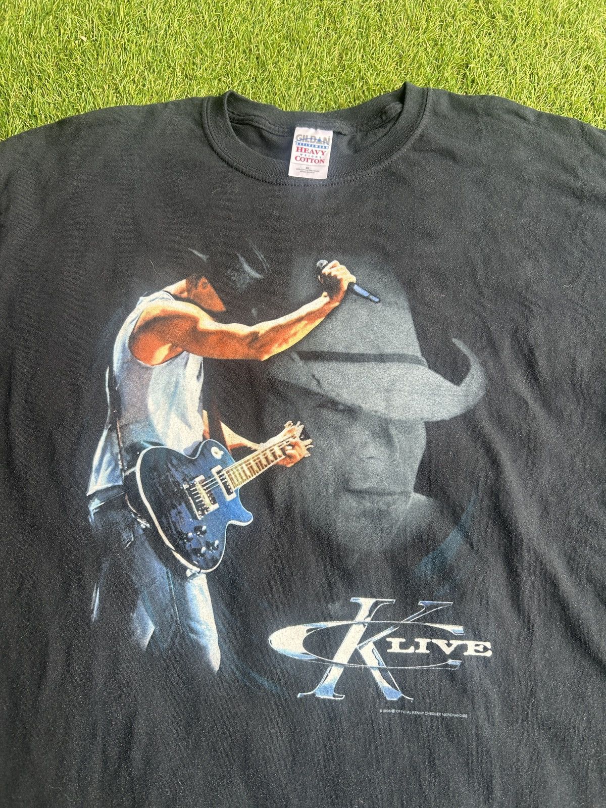 Vintage Vintage Kenny Chesney Hillbilly Rock Star Live Tour T-Shirt Size US XL / EU 56 / 4 - 2 Thumbnail