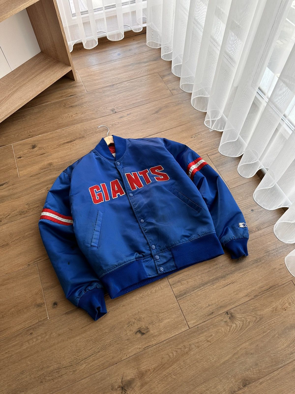 Vintage NY Giants NFL Pro Line by Starter Bomber Jacket