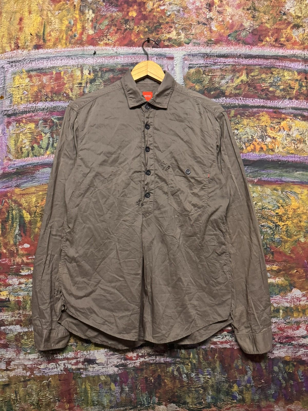 Hugo Boss Hugo Boss Half button up Size US M / EU 48-50 / 2 - 1 Thumbnail