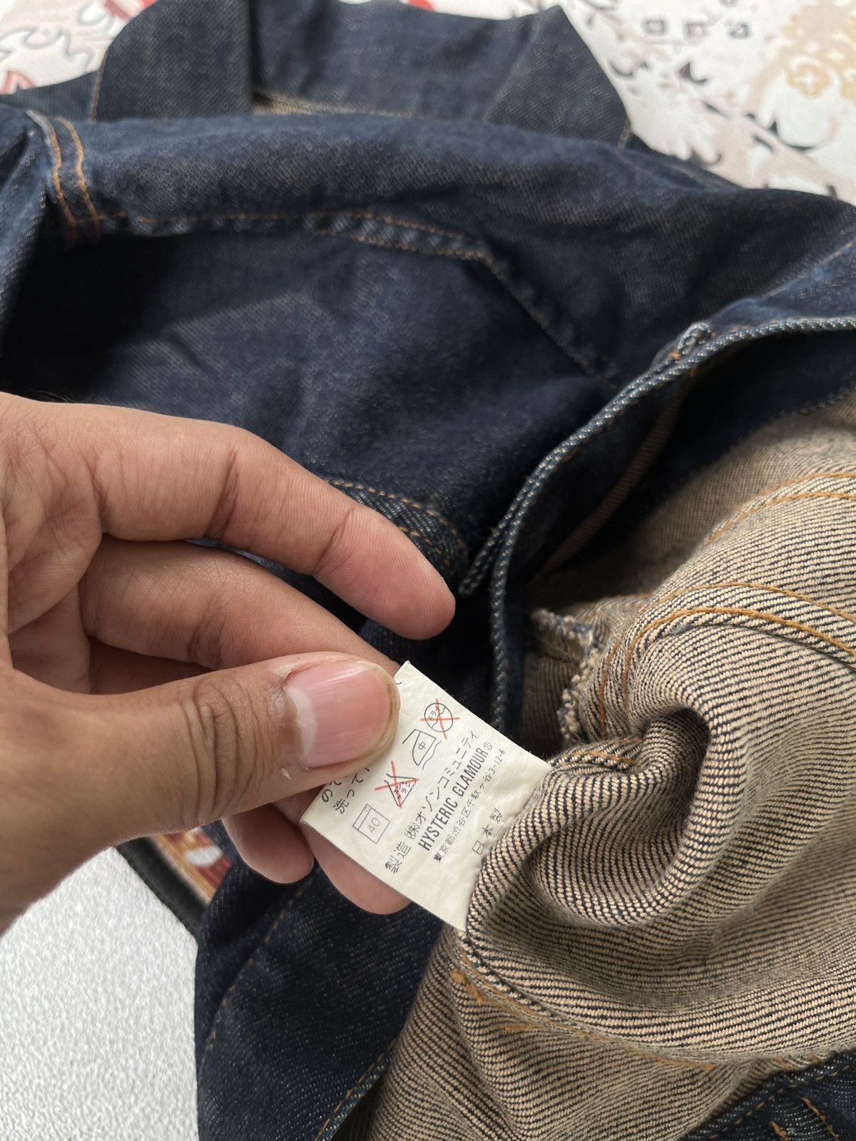 Hysteric Glamour HYSTERIC GLAMOUR Indigo Denim Trucker Jeans Jacket Size US XS / EU 42 / 0 - 4 Thumbnail