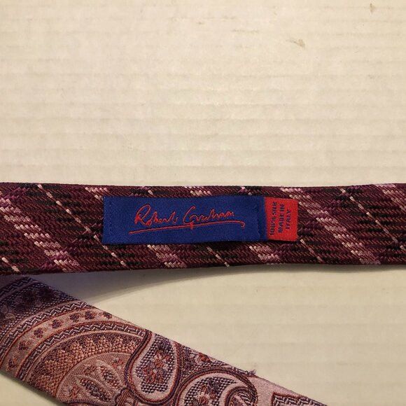 John Varvatos John varvatos men's reversible silk tie 3 1/4" X 56 1/2" Size ONE SIZE - 5 Thumbnail