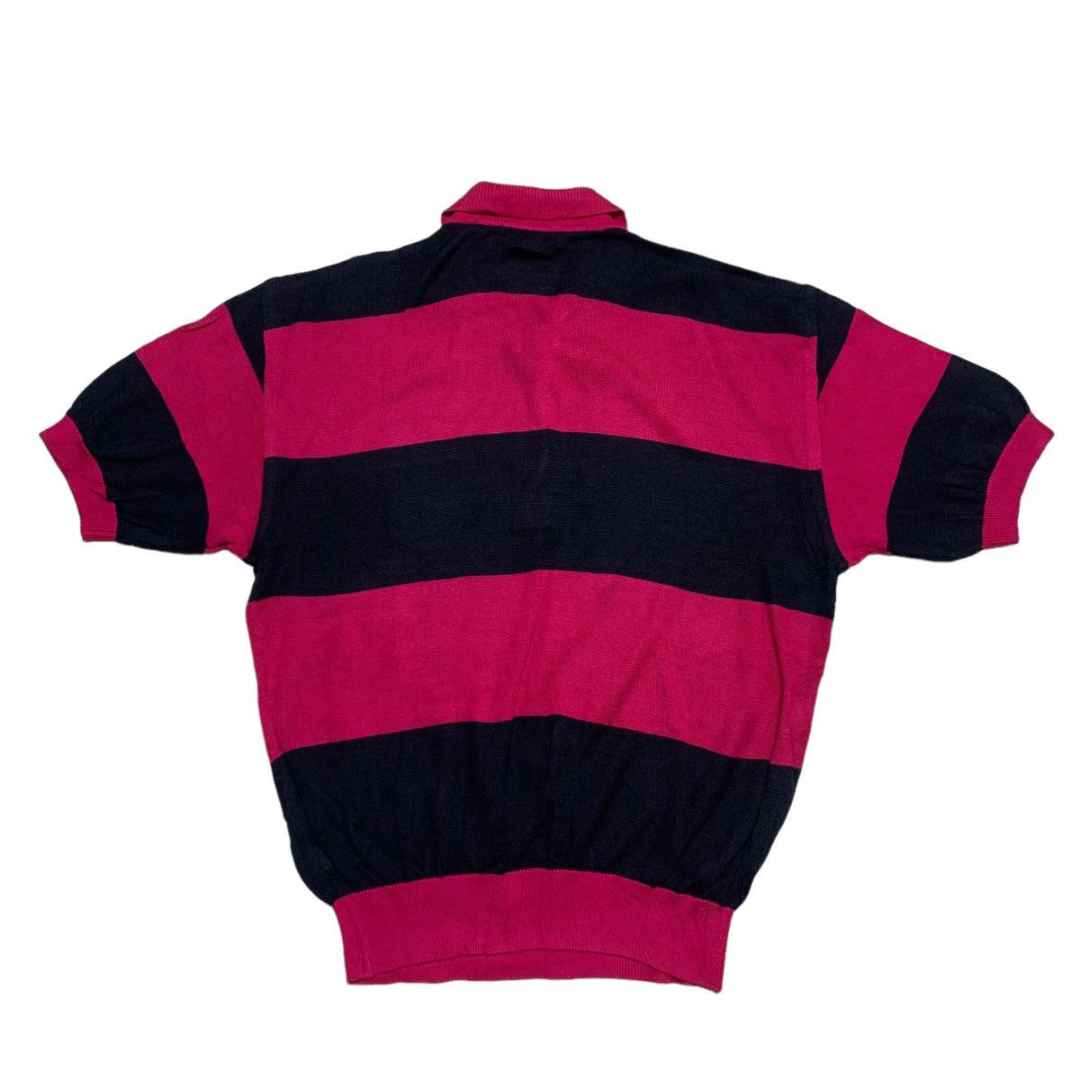 Hardy Amies Hardy Amies Sport Stripe Knitwear Polo Tee Size US L / EU 52-54 / 3 - 7 Thumbnail