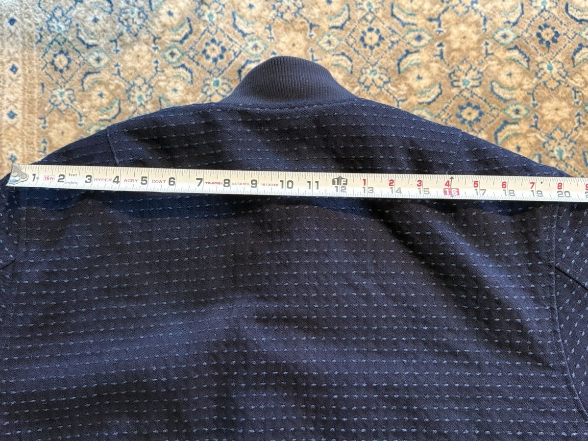 Japan Blue Jeans Japan Blue Jeans Sashiko Bomber Jacket XXL Size US XL / EU 56 / 4 - 9 Thumbnail
