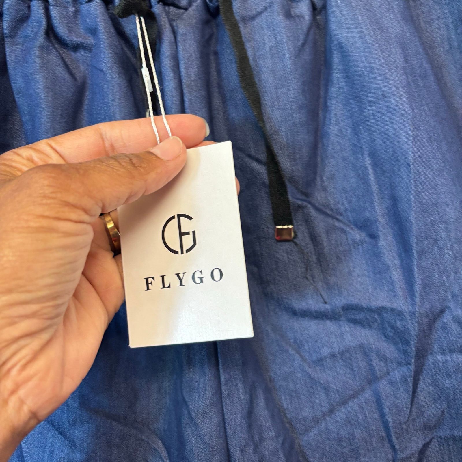 Other FlyGo Cropped Lightweight Jeans Flare Stretchy Waist Short Size 28" / US 6 / IT 42 - 6 Thumbnail