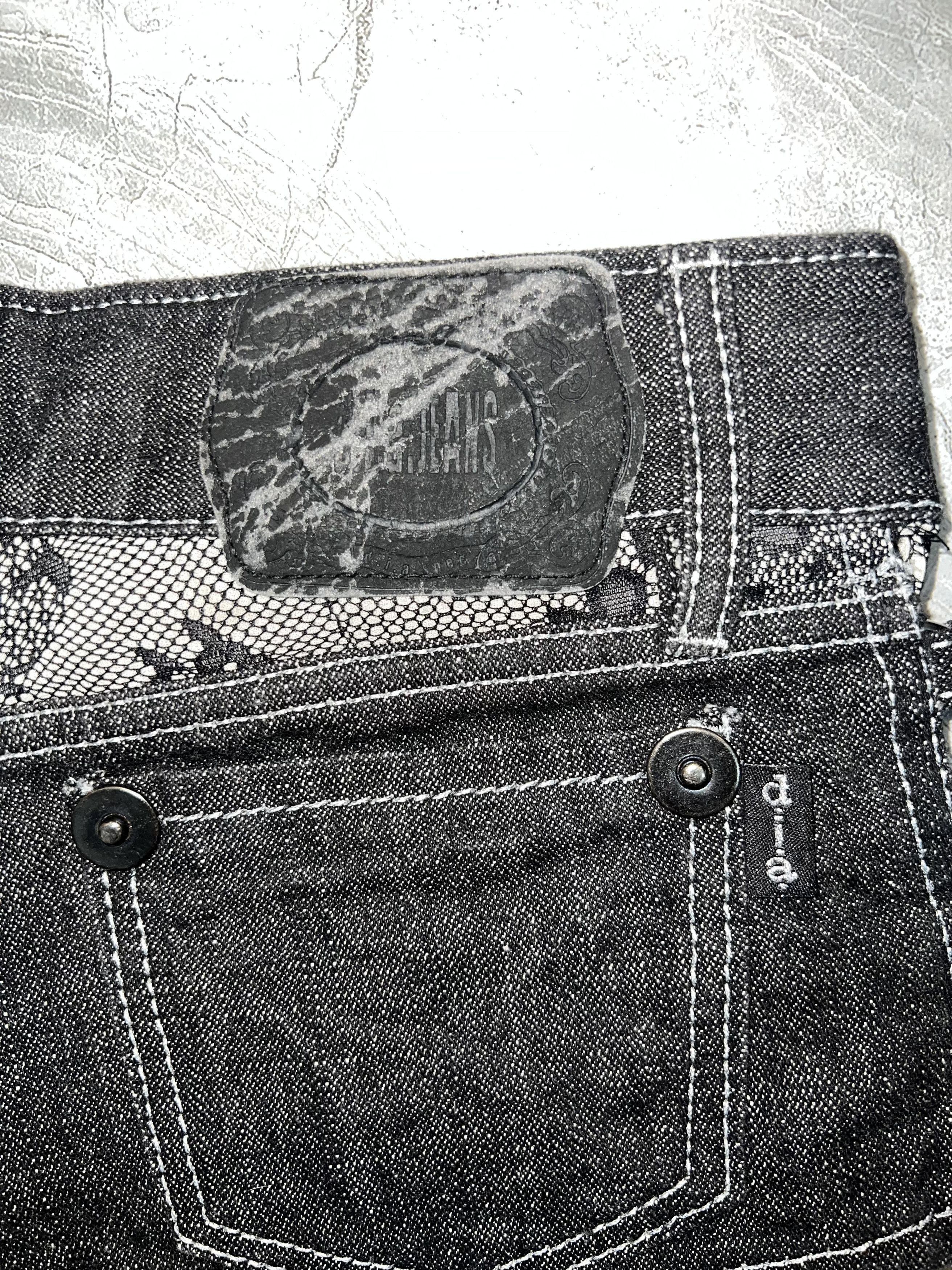 Japanese Brand D.i.a. Japanese denim lace short 🖤🦋 Size 24" / US 00 / IT 34 - 8 Thumbnail