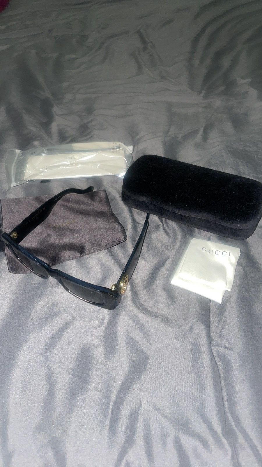 Gucci Gucci Rectangle Sunglasses GG0516S-013 Size ONE SIZE - 4 Thumbnail