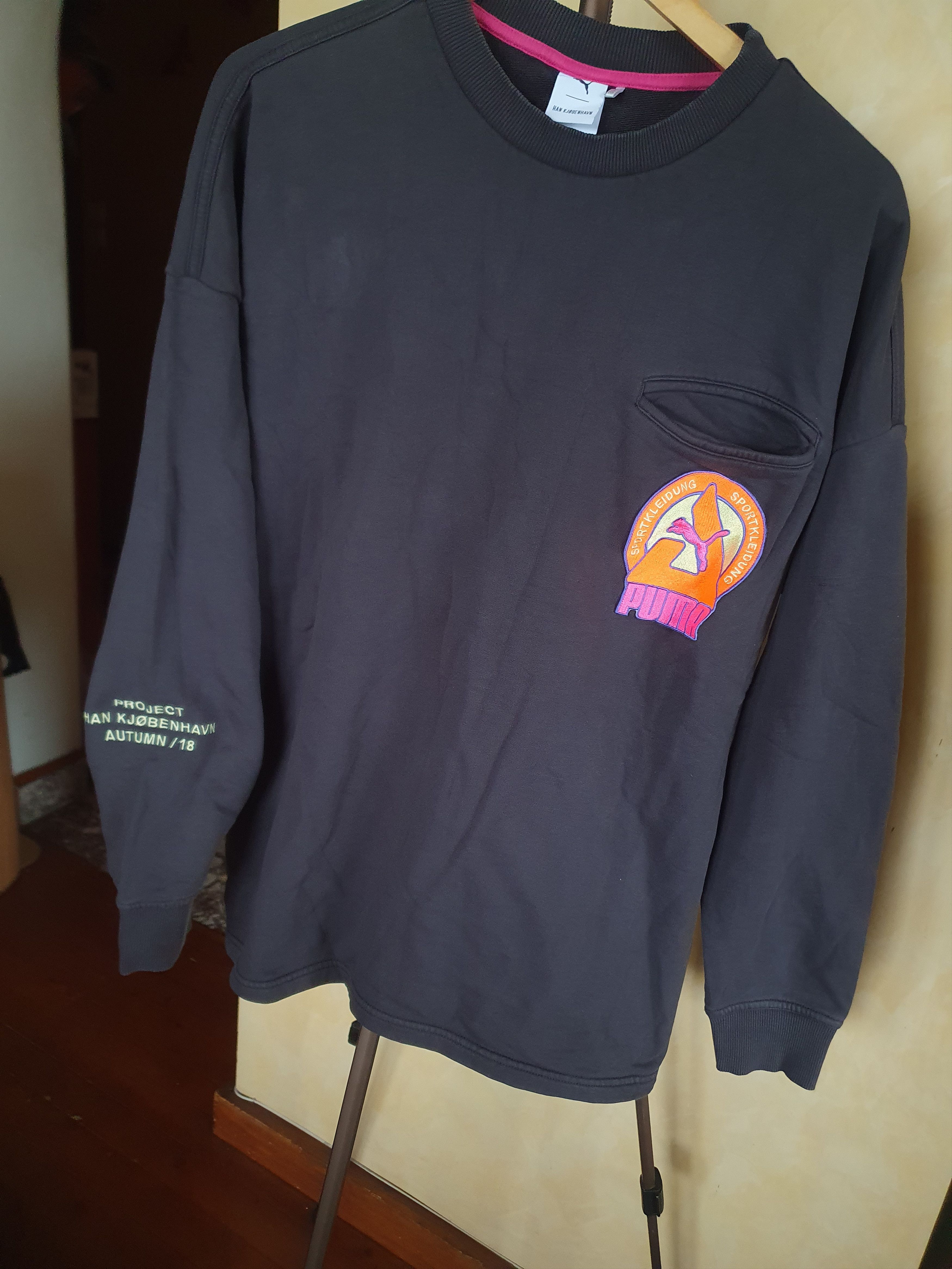 Puma X Han Kjobenhavn Sweater Sweatshirt Half Zip Mens Large