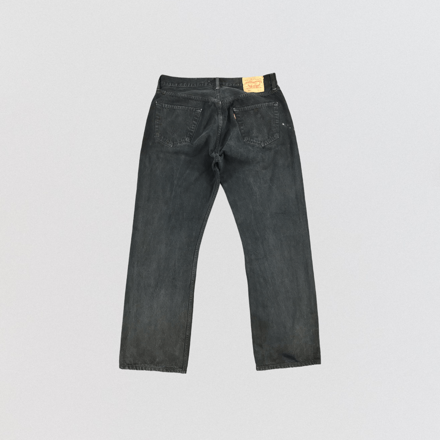 Levi's × Vintage Vintage Faded Black Levis 501 Jeans-JM1631 Size US 35 - 2 Thumbnail