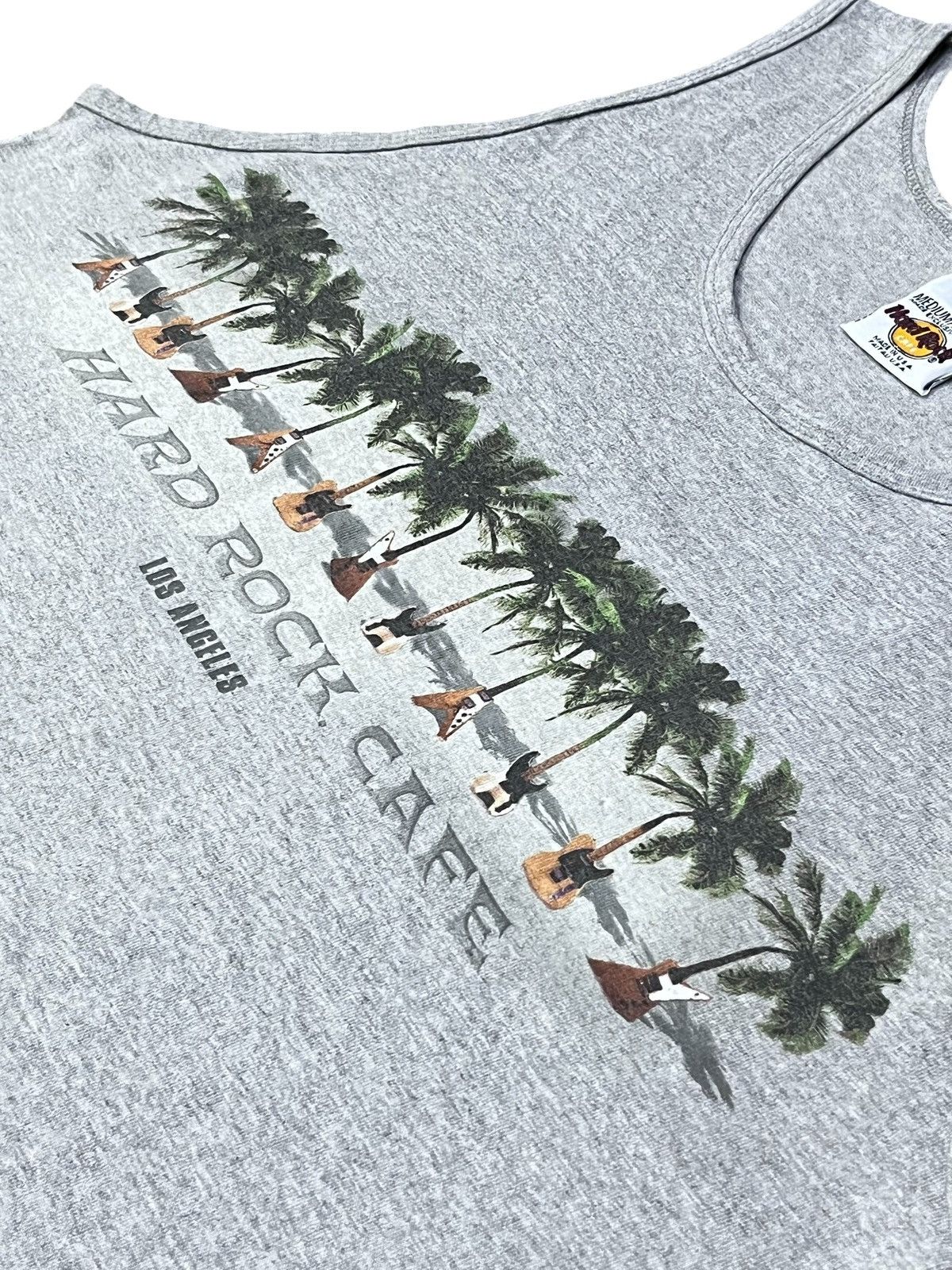 Hard Rock Cafe Vintage 90s Hard Rock Guitar Palm Hybrid Tank USA M Size US M / EU 48-50 / 2 - 4 Thumbnail