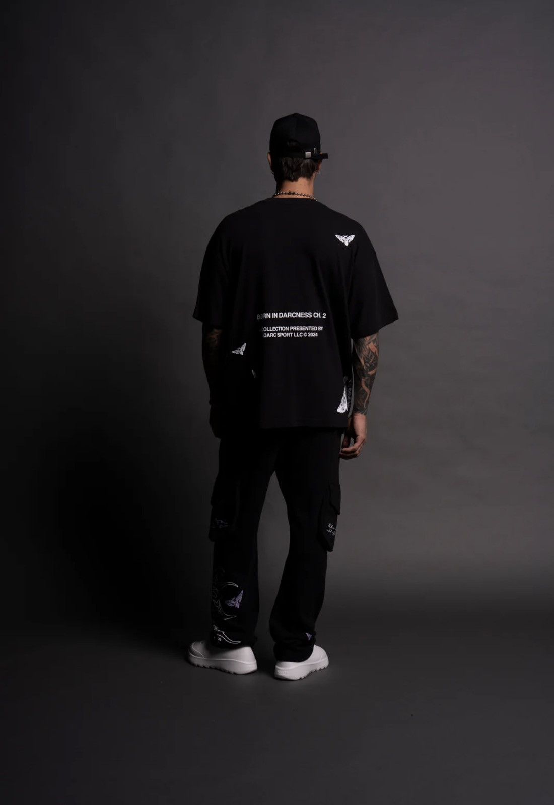 Darc Sport Darc Sport Bane "Side by Side" Oversized Tee in Black Size US L / EU 52-54 / 3 - 4 Thumbnail
