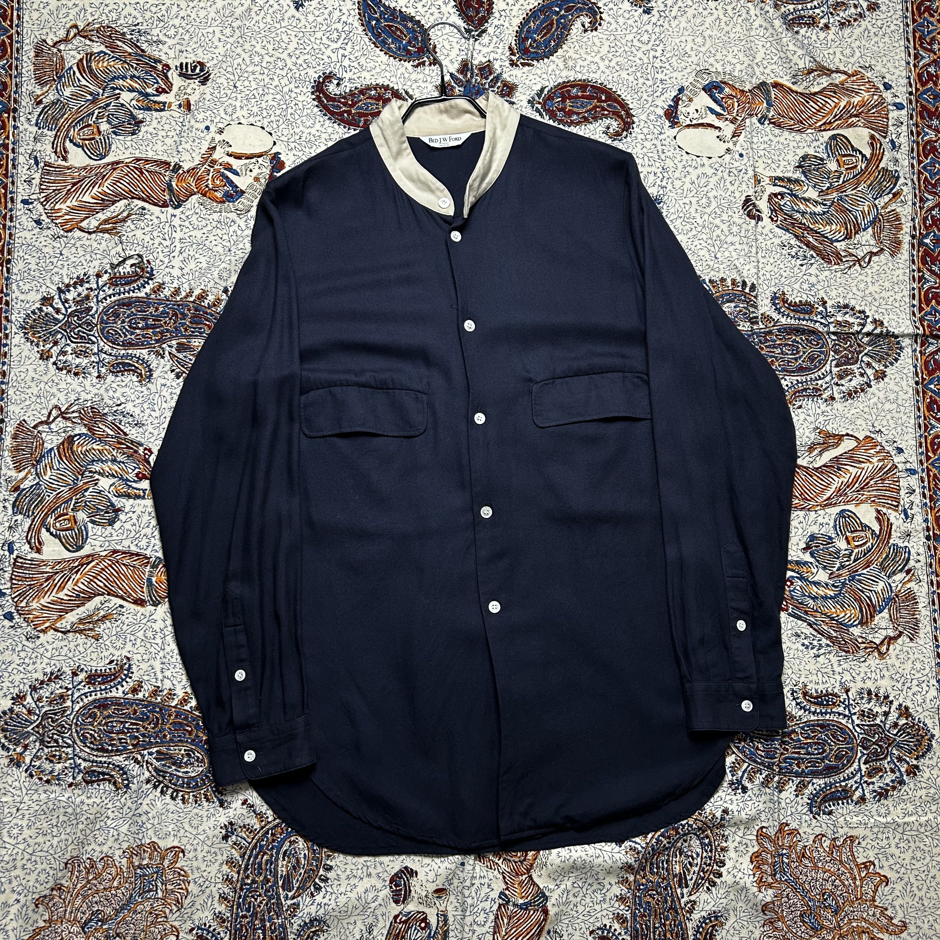 Bed J W Ford BED j.w. FORD stand collar shirt | Grailed