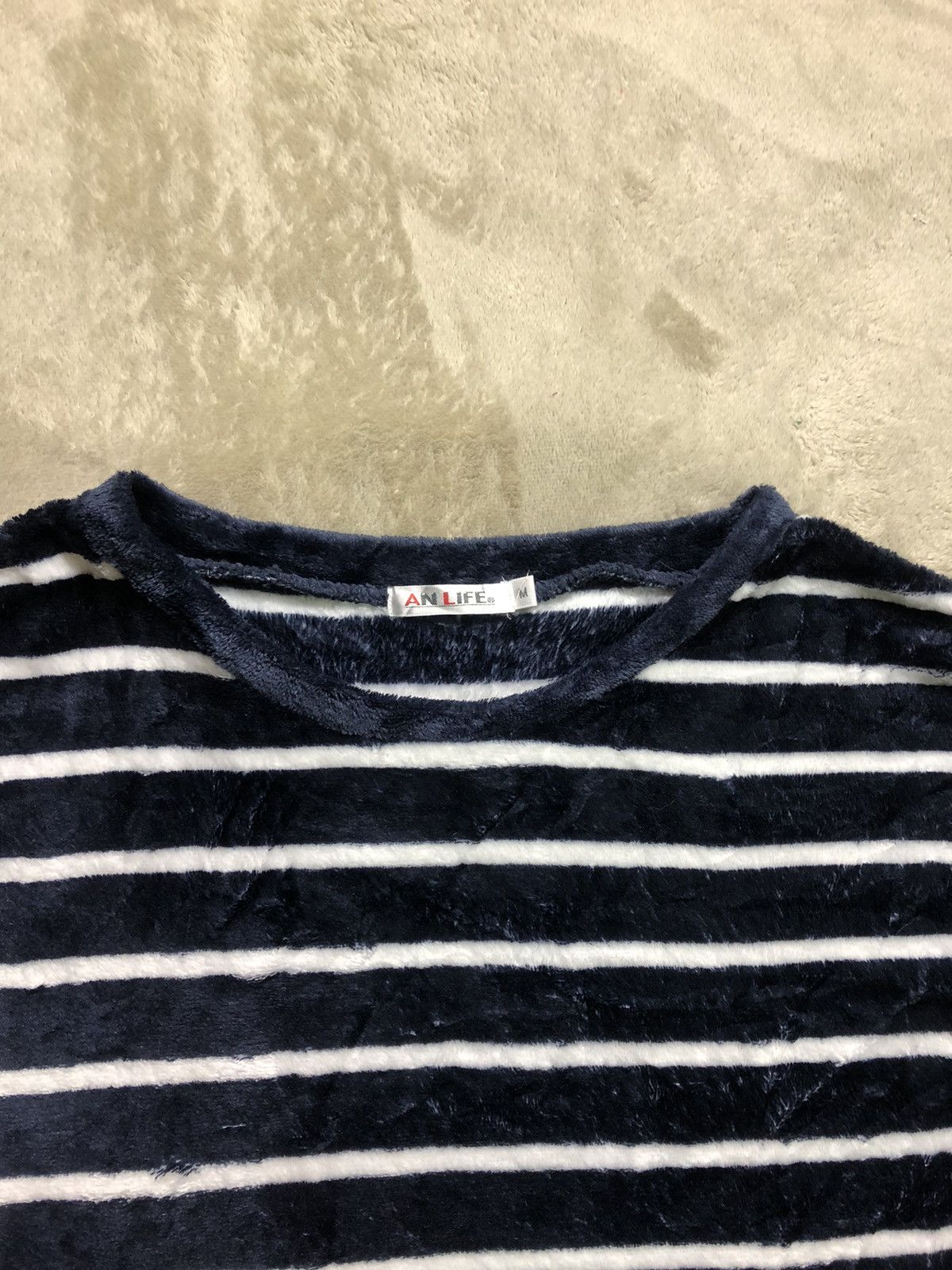 Vintage Vintage Stripe Mohair Kurt Cobain Style Sweater Size US M / EU 48-50 / 2 - 6 Thumbnail