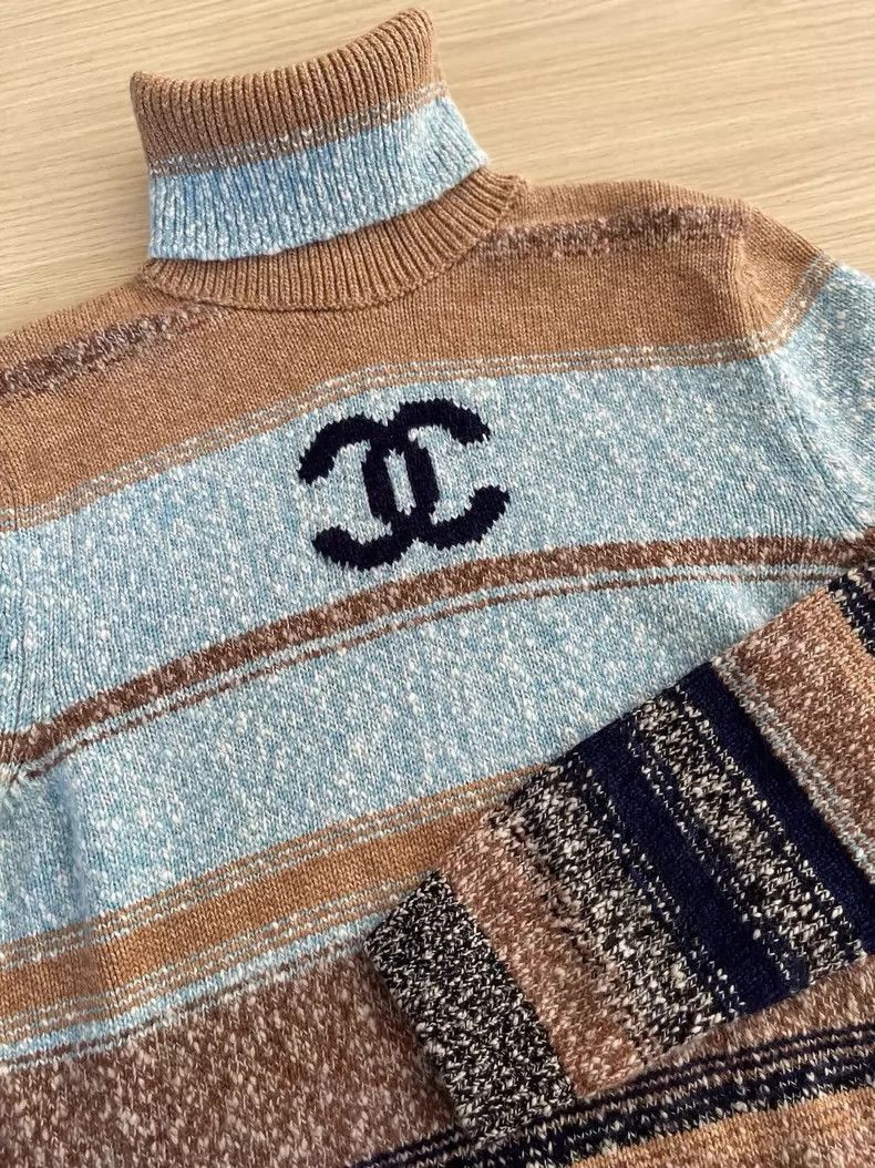 Chanel Chanel Ski series blue sweater Size XXS / US 00 / IT 34 - 4 Thumbnail