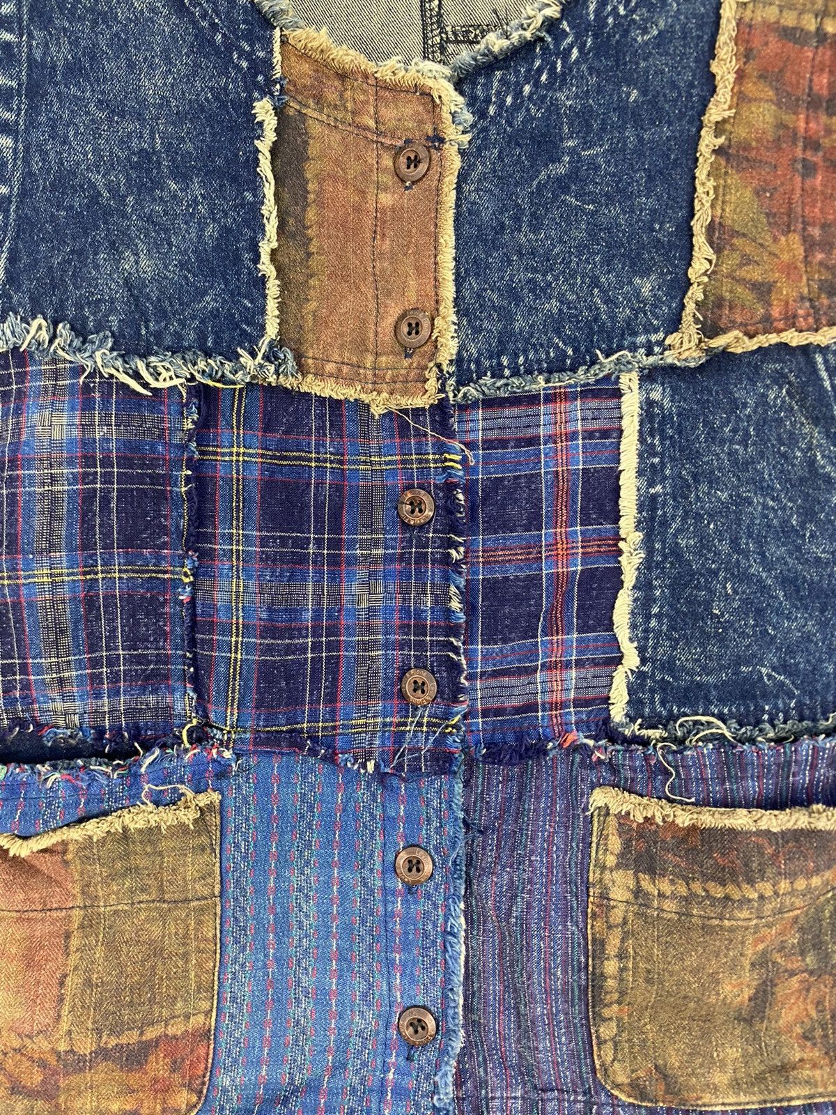 Vintage To Blossom Patchwork Vest Inspire Kapital Kountry Size US L / EU 52-54 / 3 - 4 Thumbnail