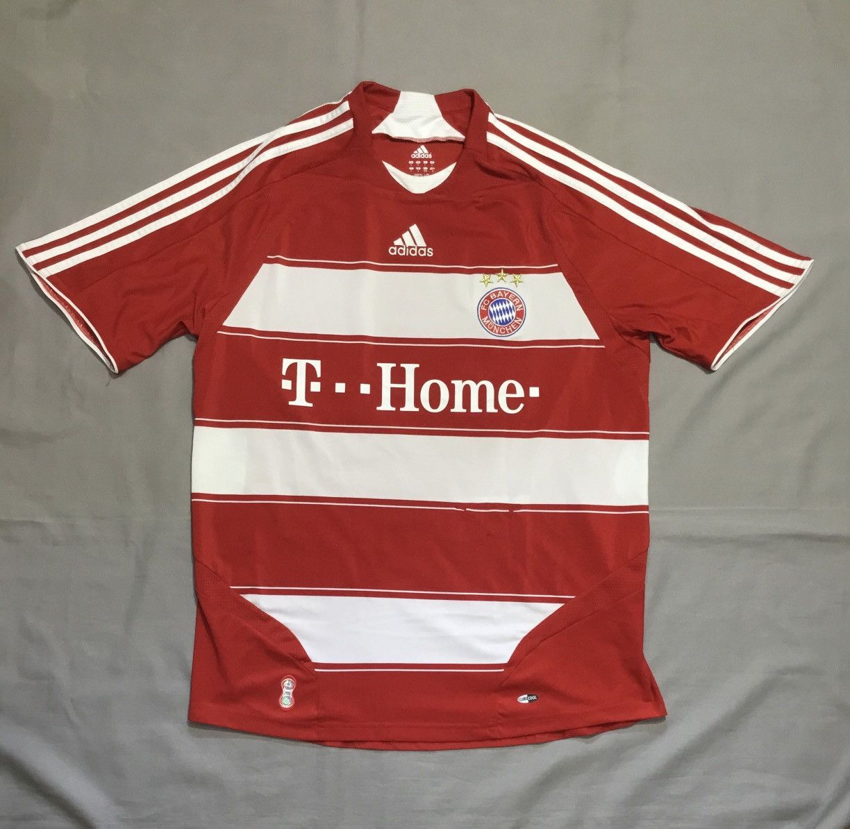 Adidas Bayern Munchen 07/09 Adidas Home Football Soccer Jersey Size US L / EU 52-54 / 3 - 1 Thumbnail